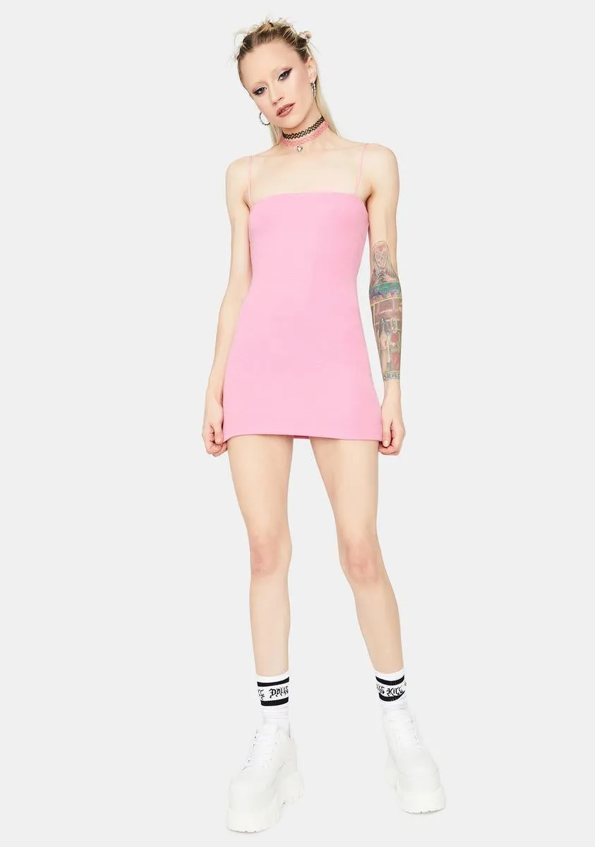 Dearest Doll Ribbed Mini Dress