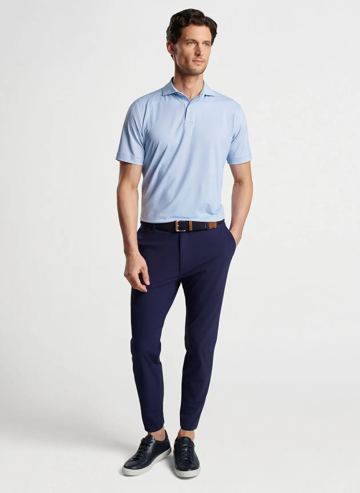 Delancey Dot Performance Jersey Polo