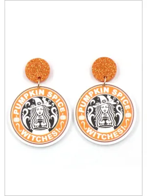 Delightfully Spook-Tacular Pumpkin Spice Earrings