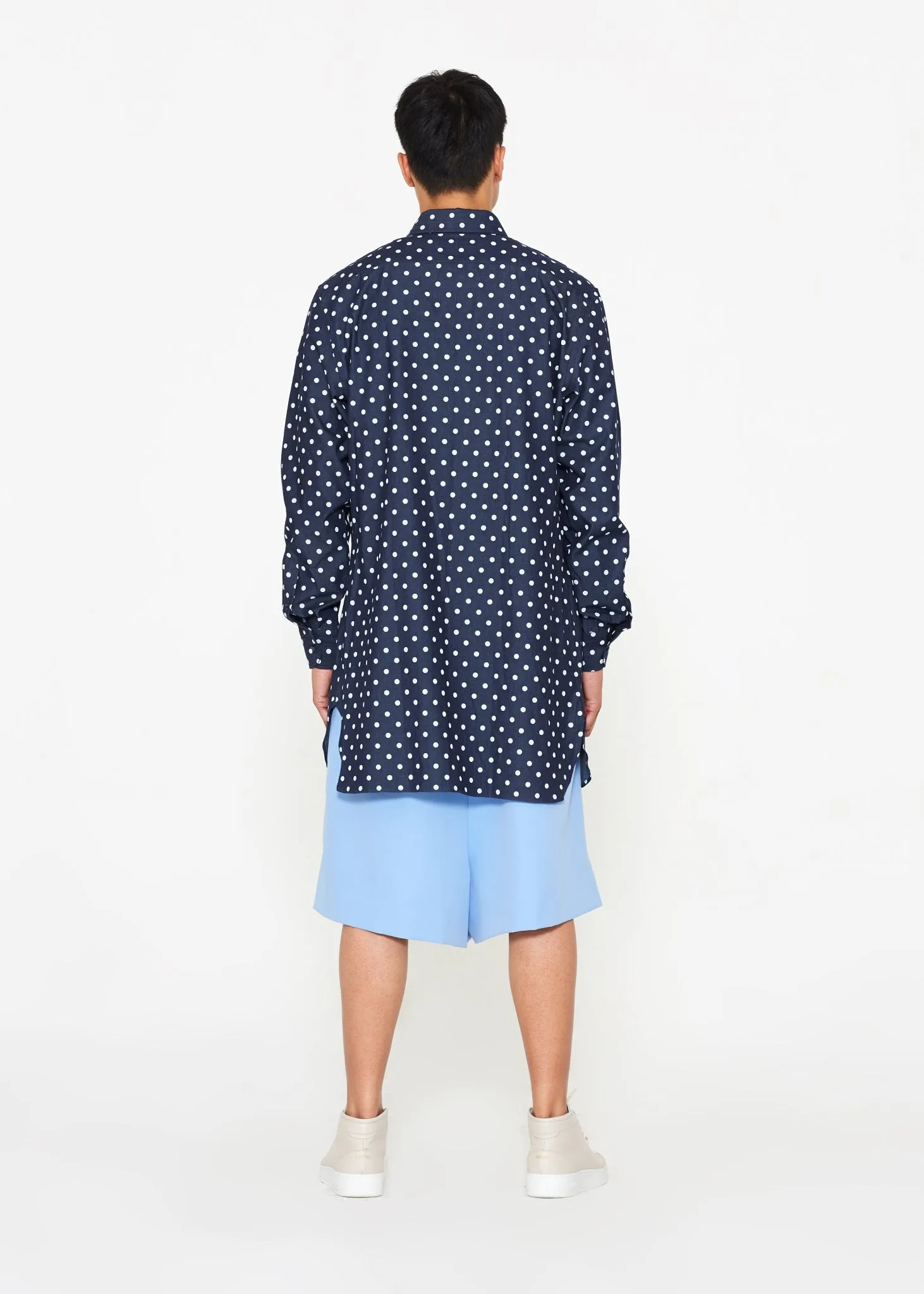 Denim Polkadot Tunic