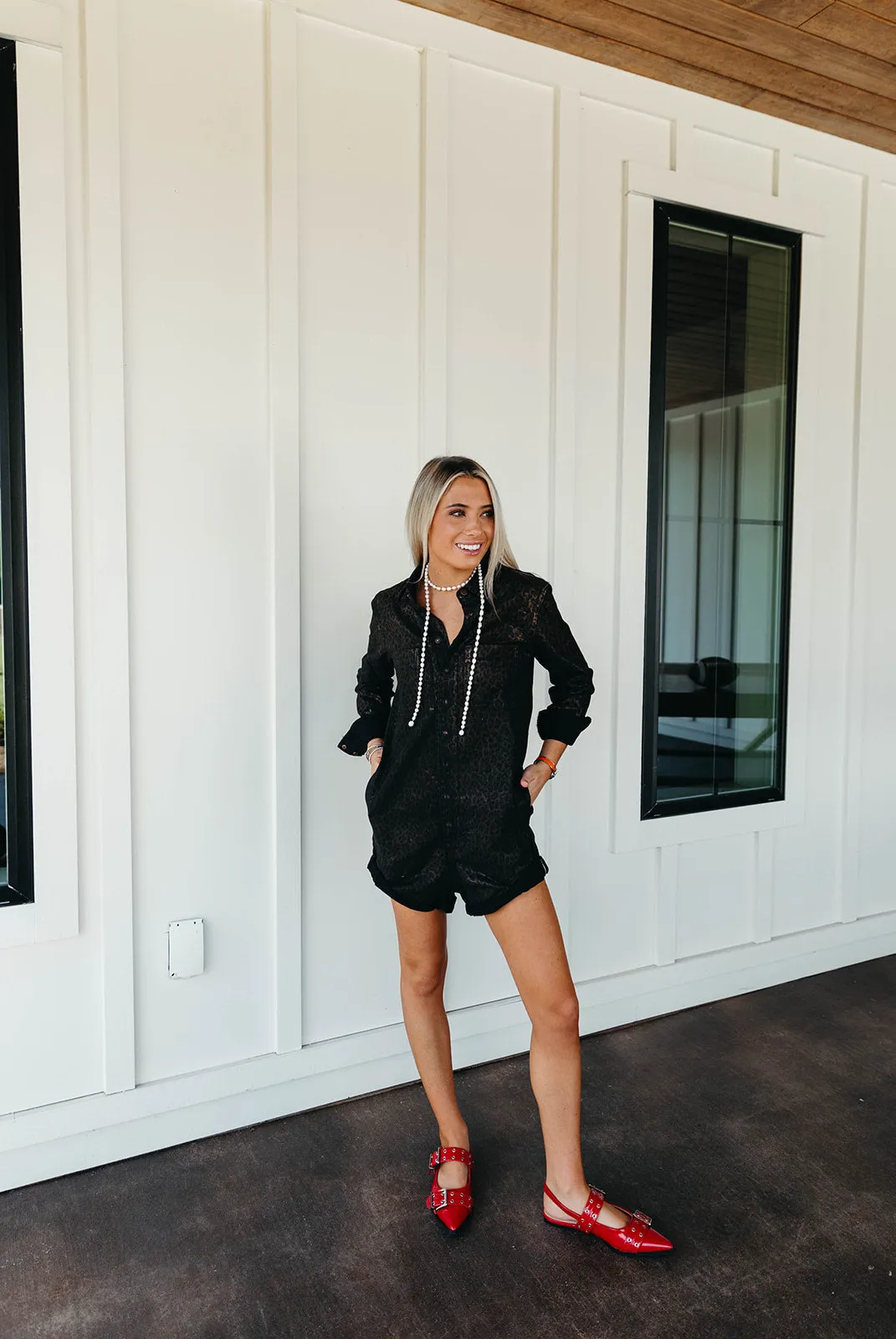 Denim Prophecy Jumpsuit - Night Animal