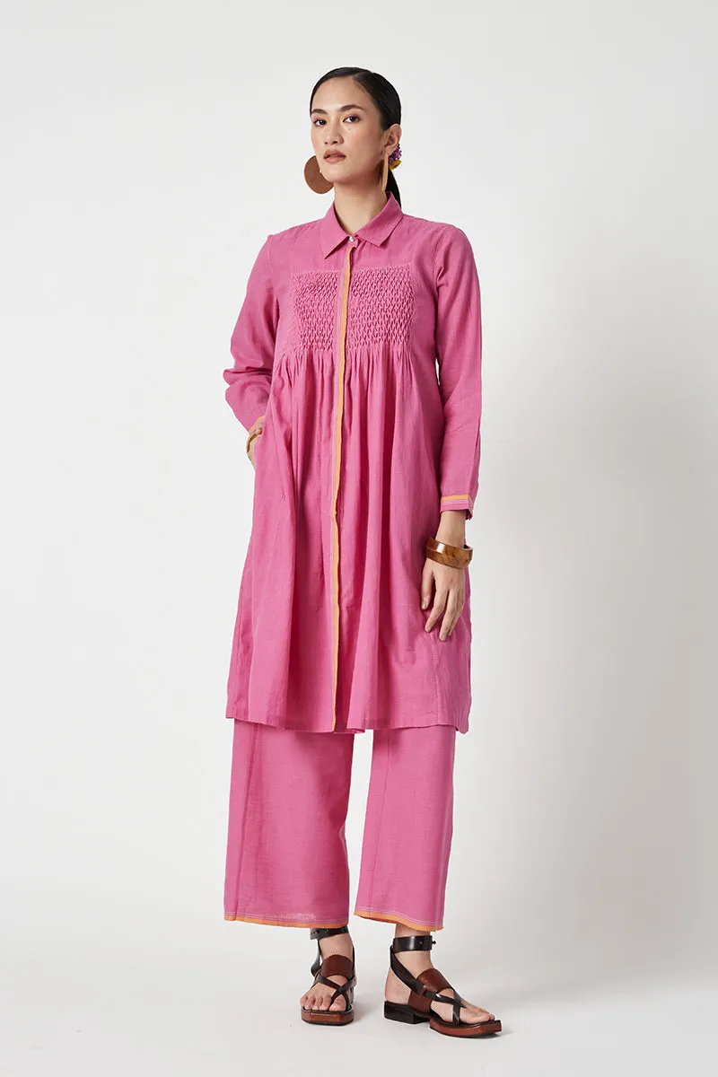 Dianthus Smocking Kurta Set (2pcs)