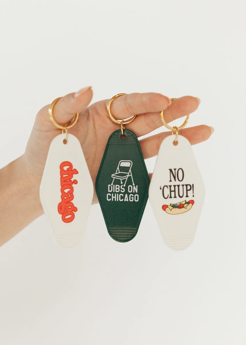 Dibs On Chicago Motel Keytag