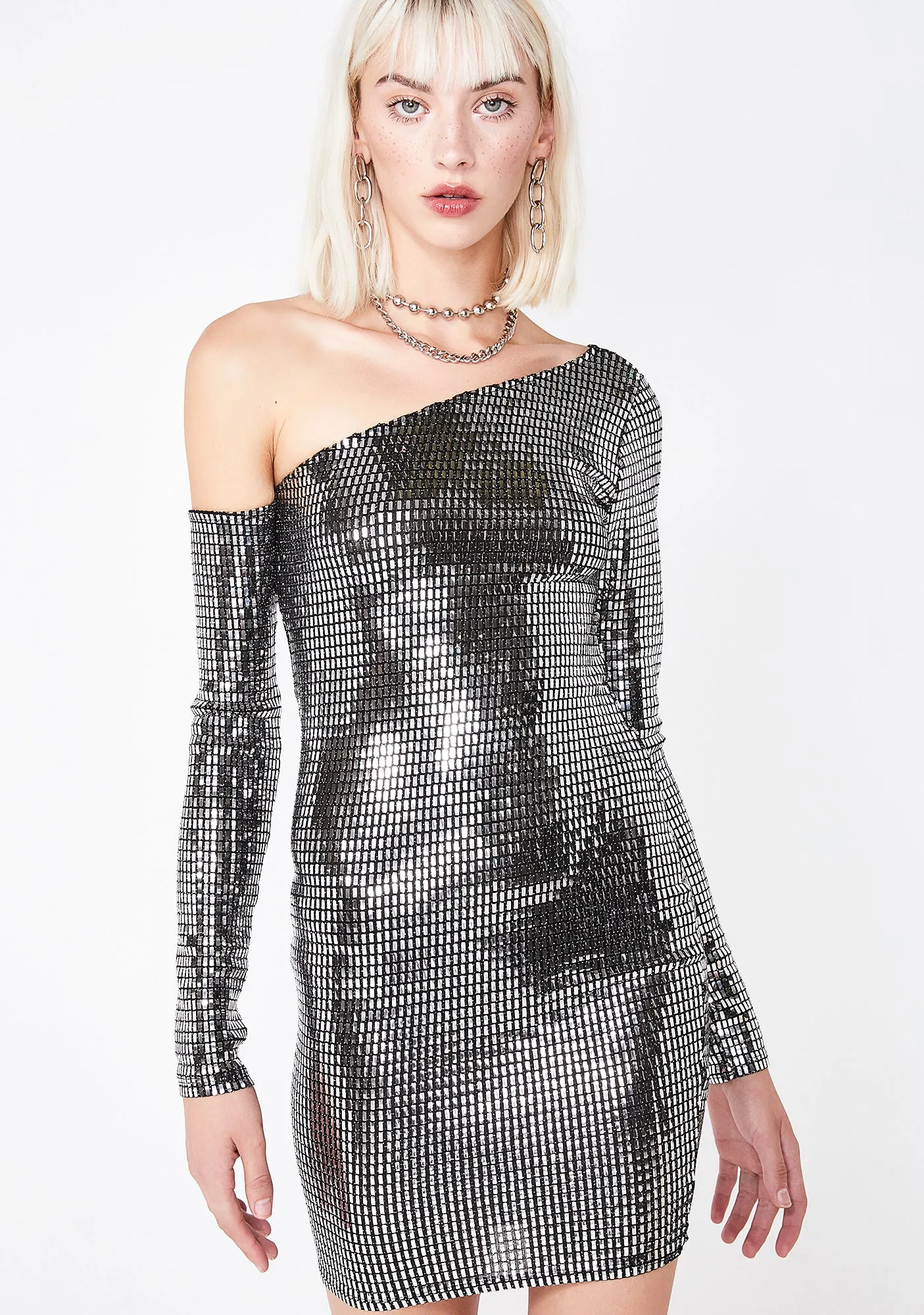 Disco Honey One Shoulder Dress