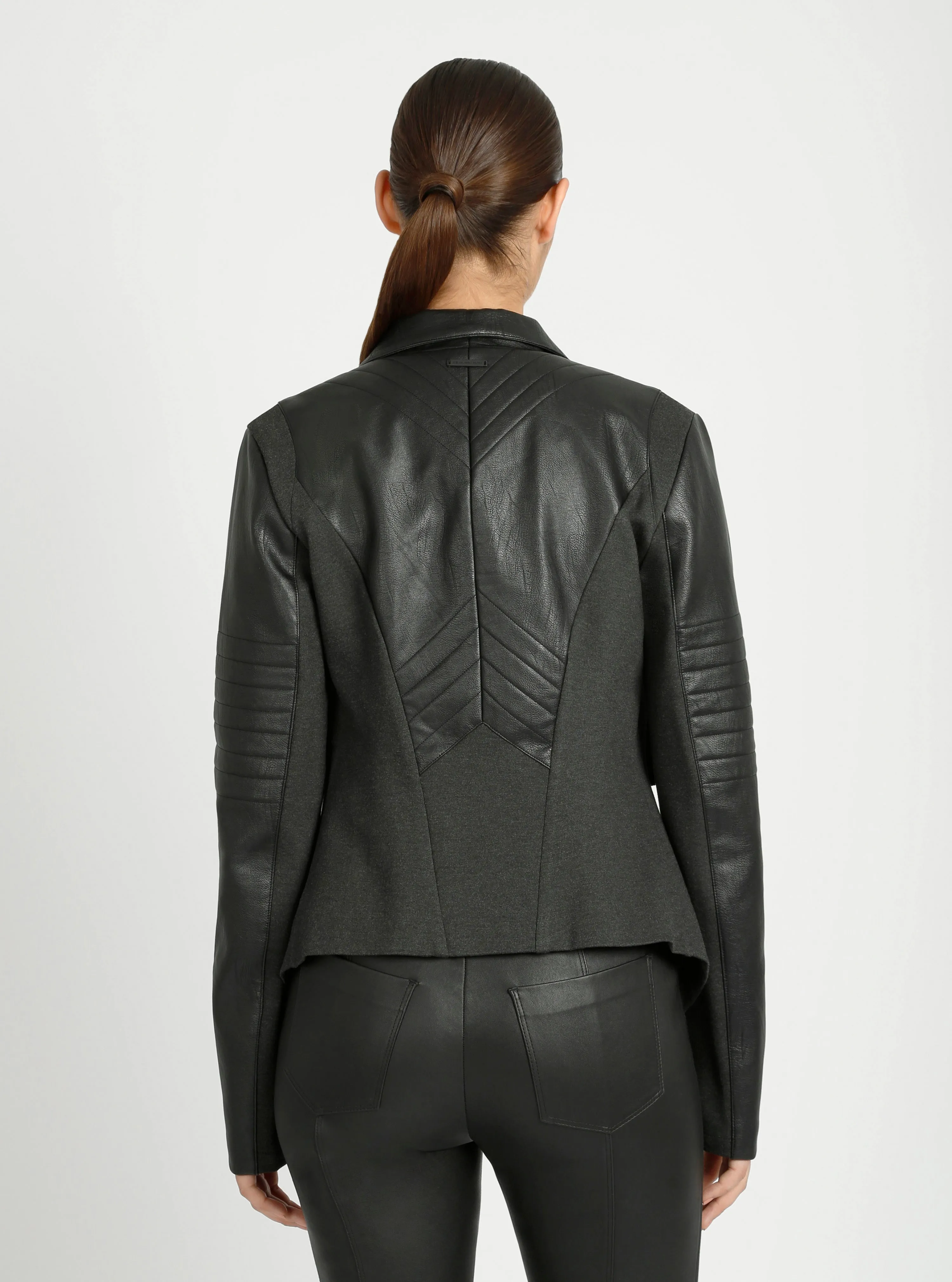 Drape Front Jacket - Fall Fashion