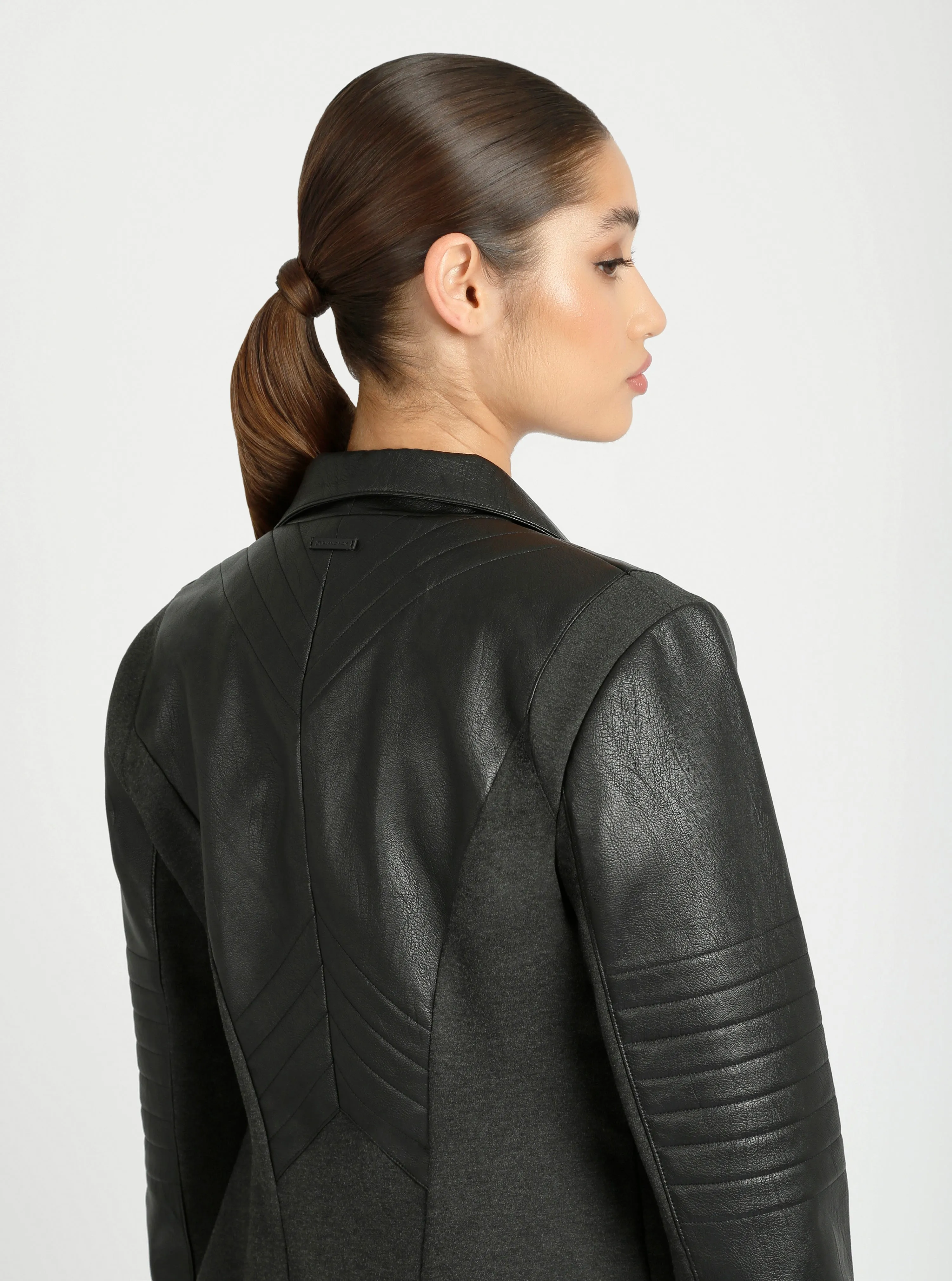 Drape Front Jacket - Fall Fashion