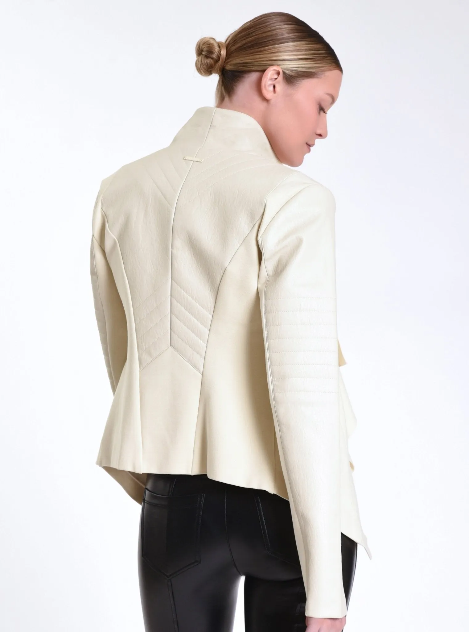 Drape Front Jacket - Fall Fashion