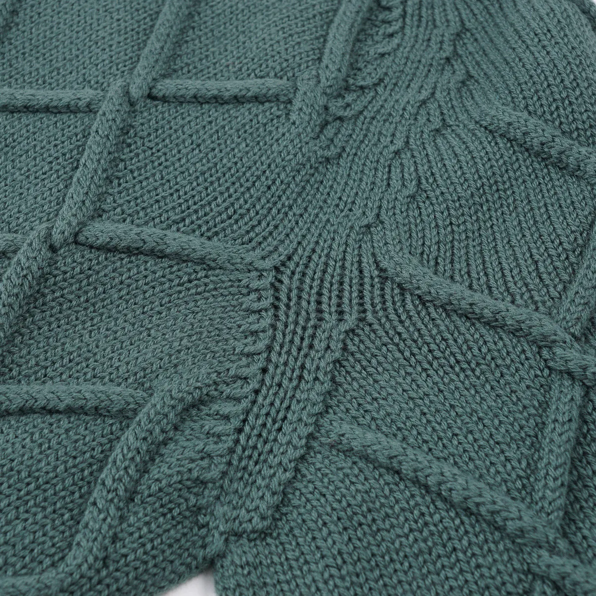 Drumohr Diamond Knit Merino Wool Sweater