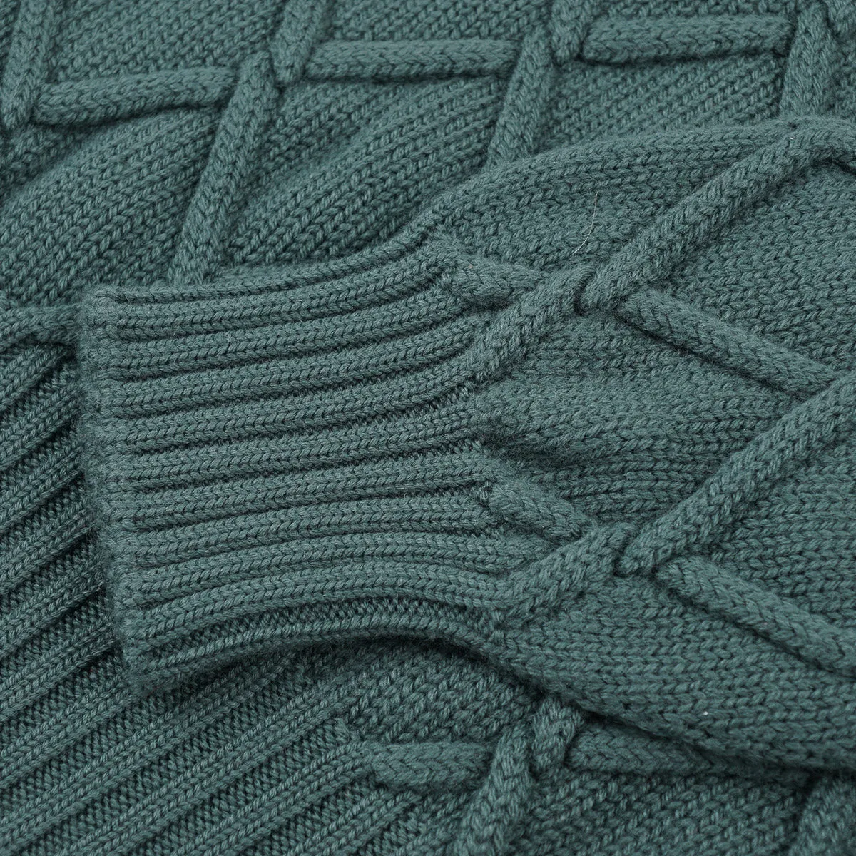Drumohr Diamond Knit Merino Wool Sweater