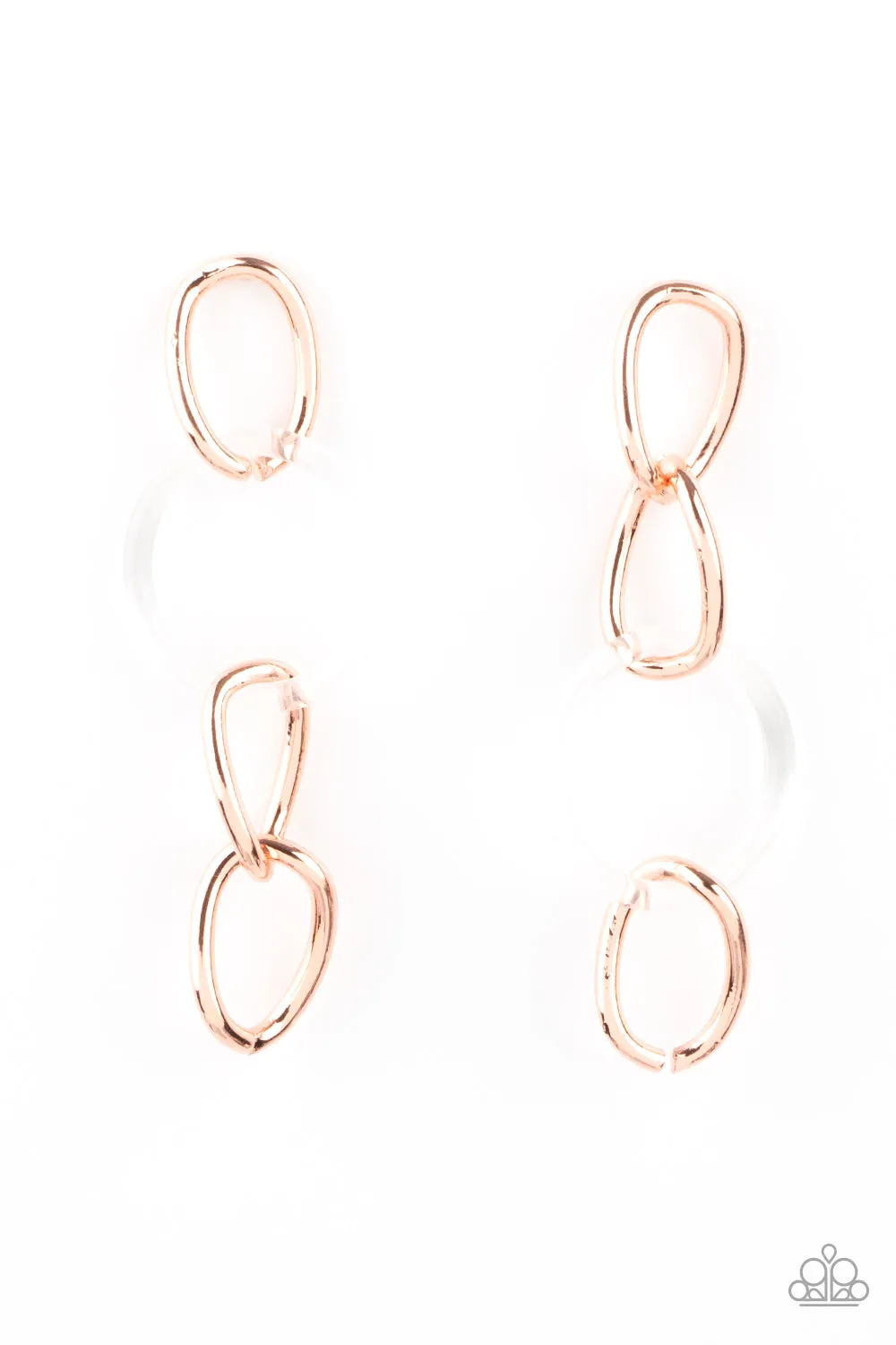 Earrings Talk In Circles - Copper E318