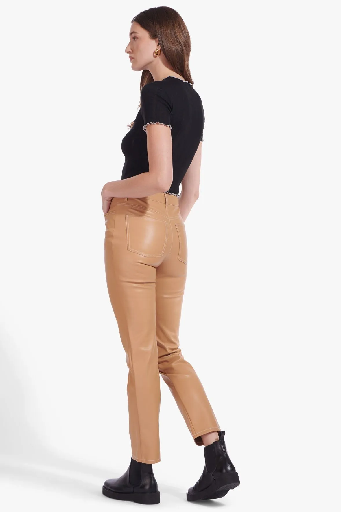 ELLIOT PANT | DOE VEGAN LEATHER