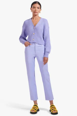 ELLIOT PANT | PERIWINKLE VEGAN LEATHER