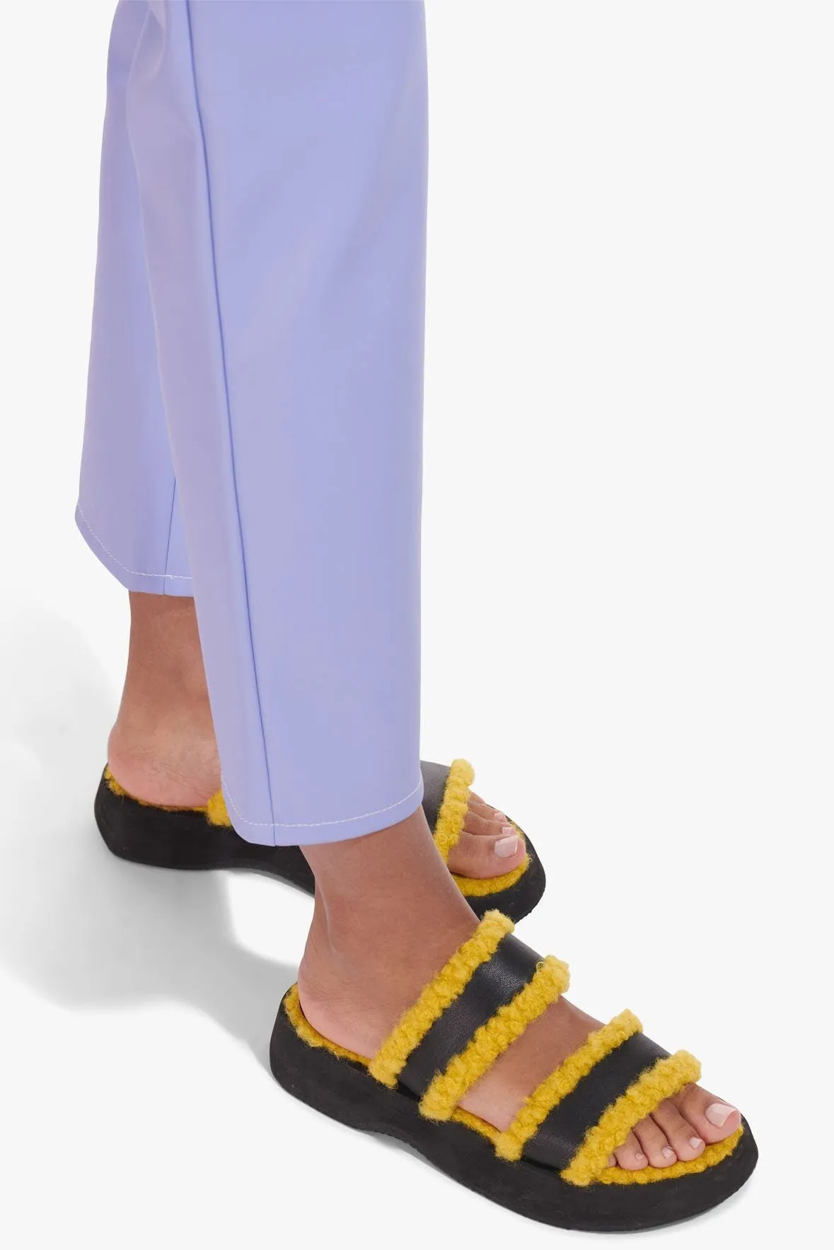 ELLIOT PANT | PERIWINKLE VEGAN LEATHER