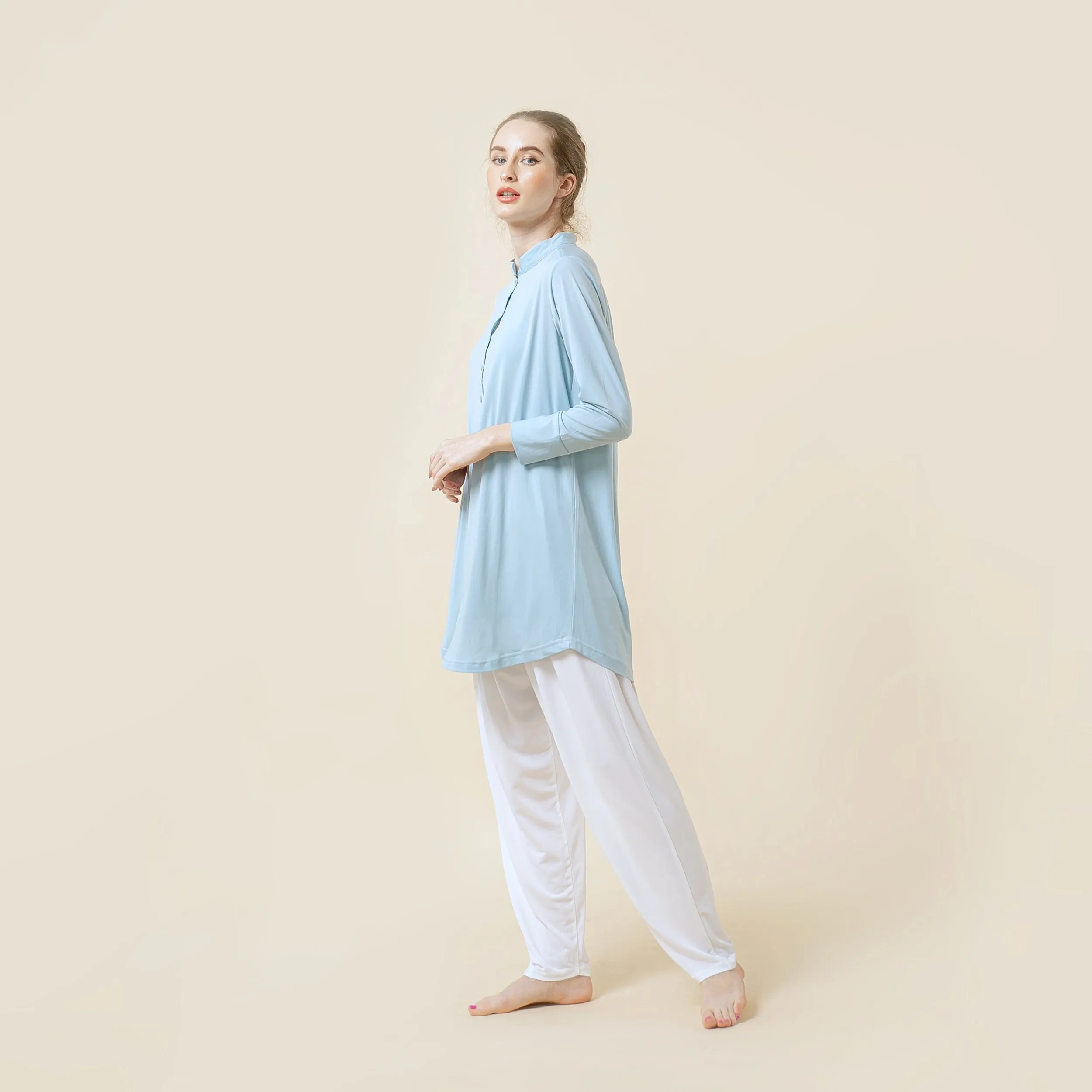 Ellis Tunic - Baby Blue