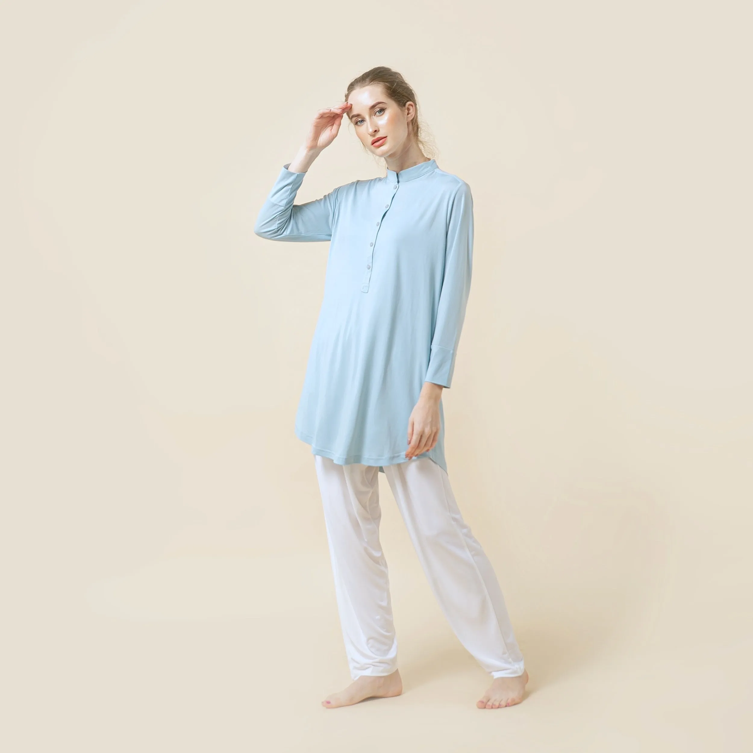 Ellis Tunic - Baby Blue