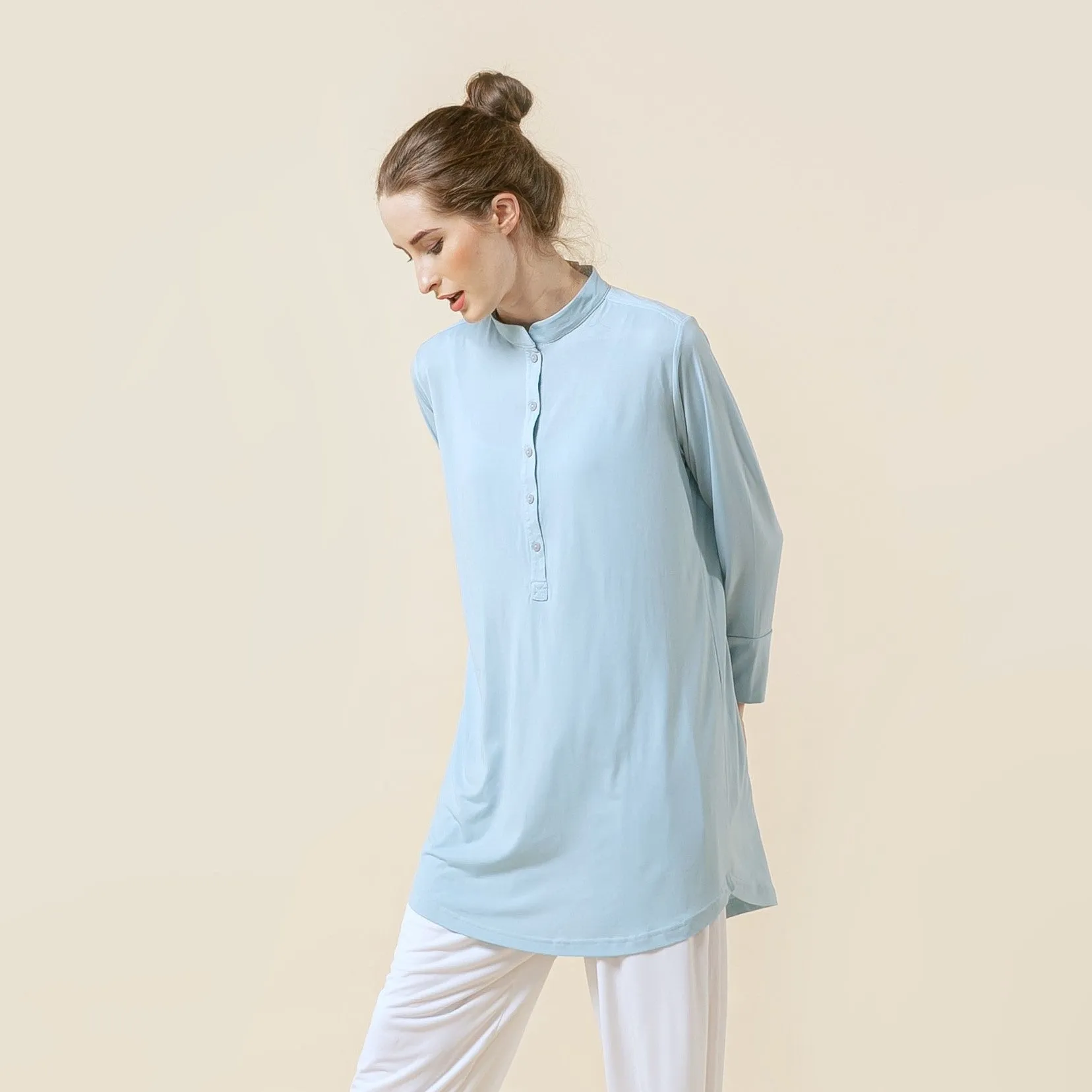 Ellis Tunic - Baby Blue