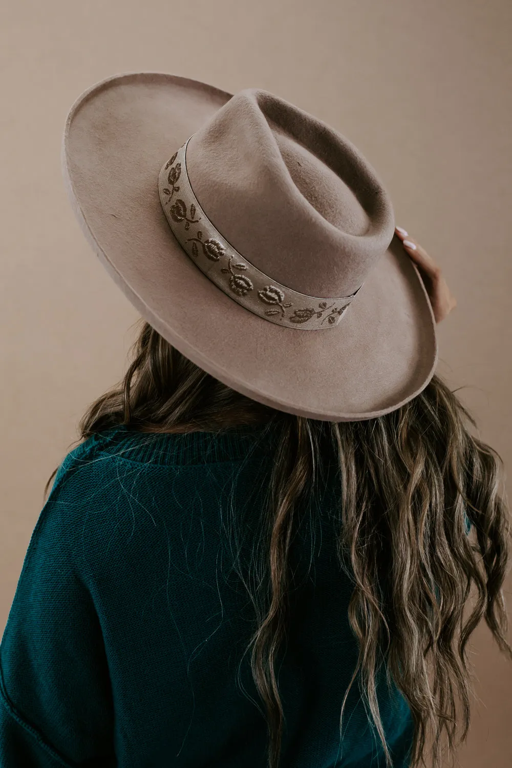 Elouise Panama Hat, Pecan