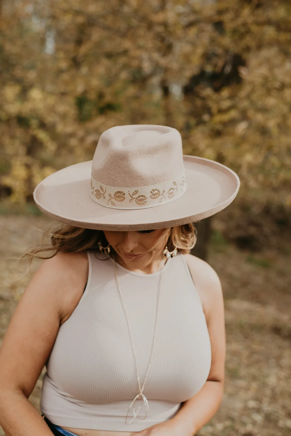 Elouise Panama Hat, Pecan
