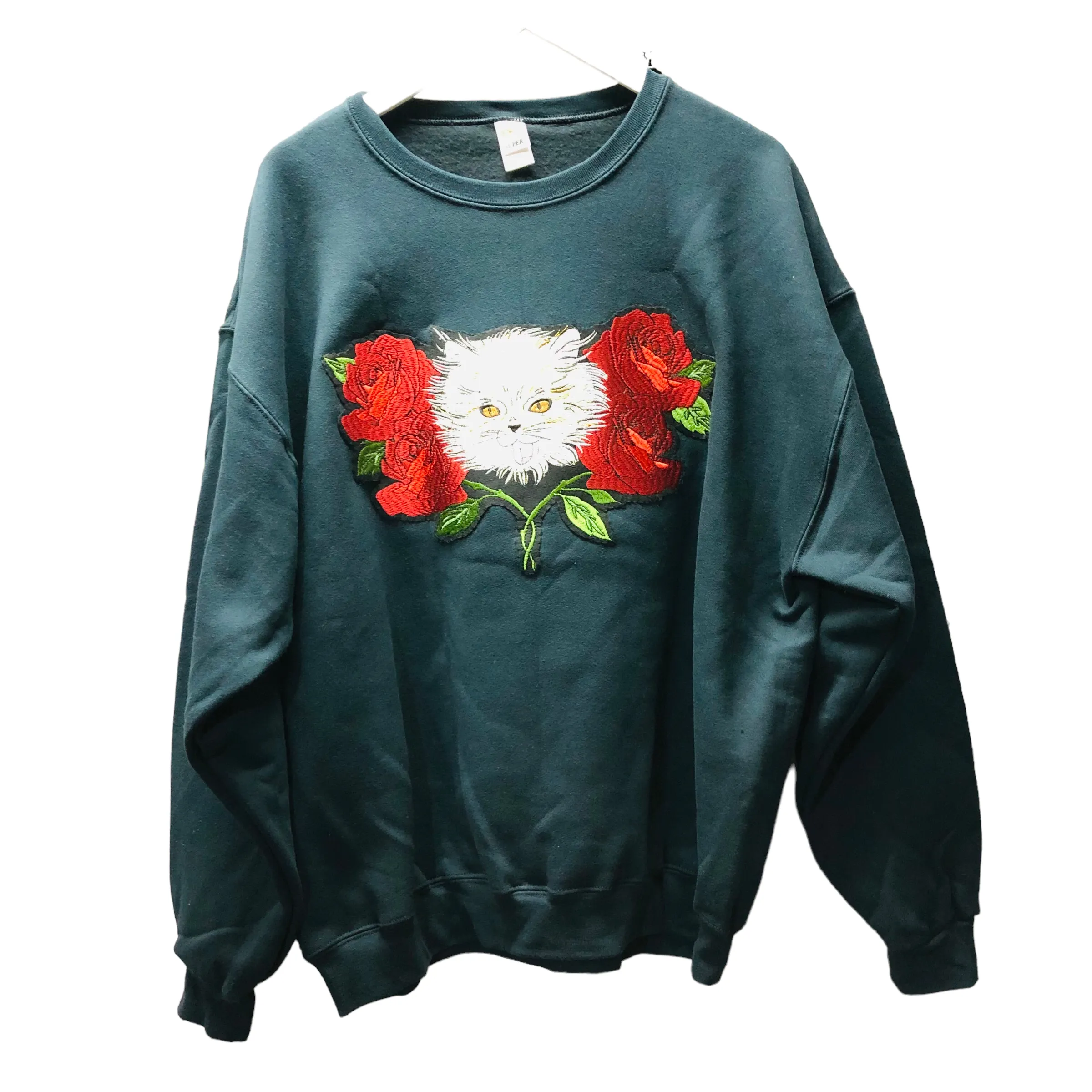 Embellished Cat Sweater