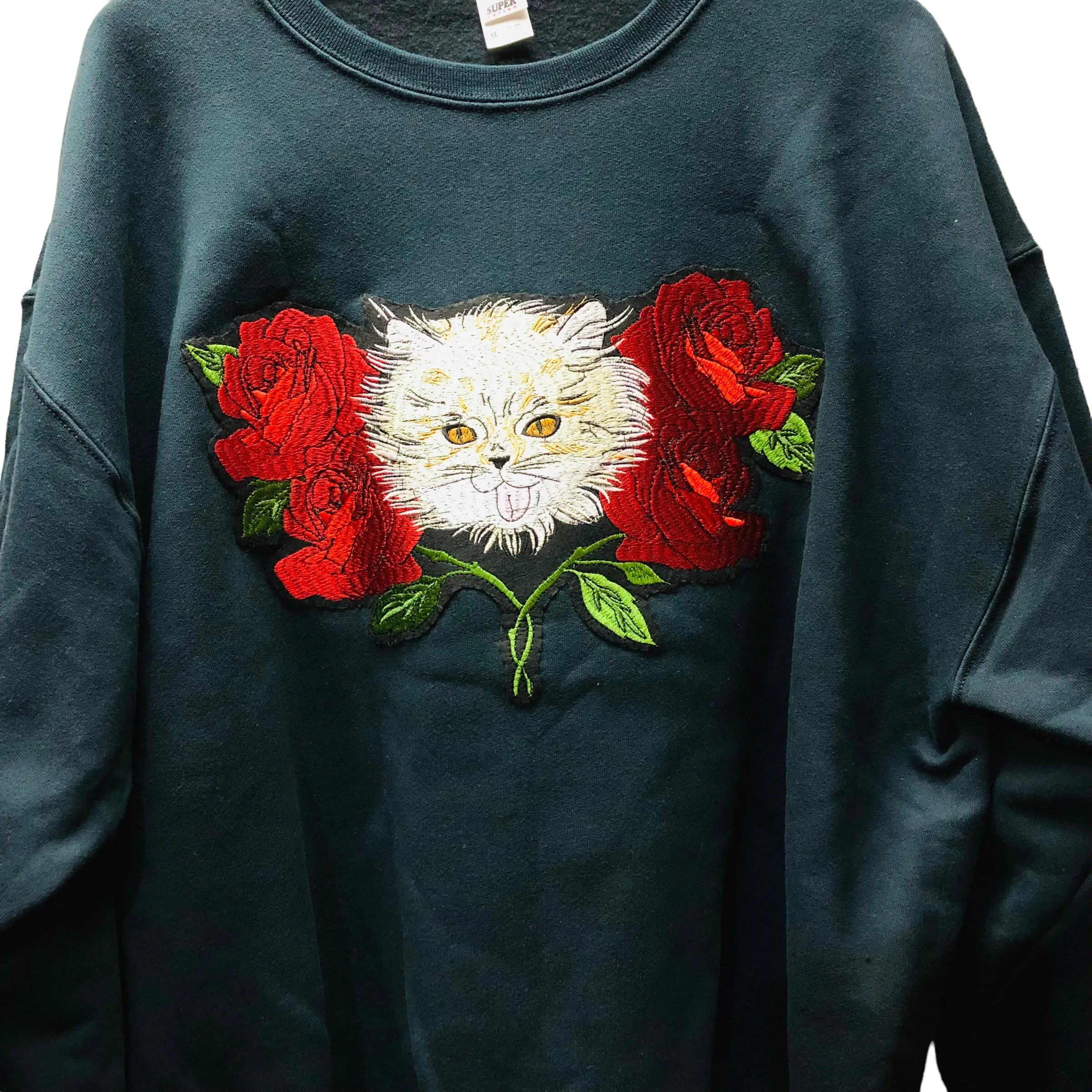 Embellished Cat Sweater