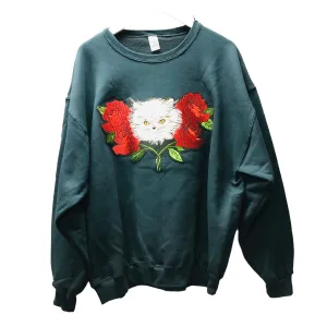 Embellished Cat Sweater