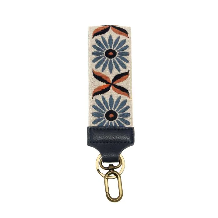 Embroidered Wristlet Keychain