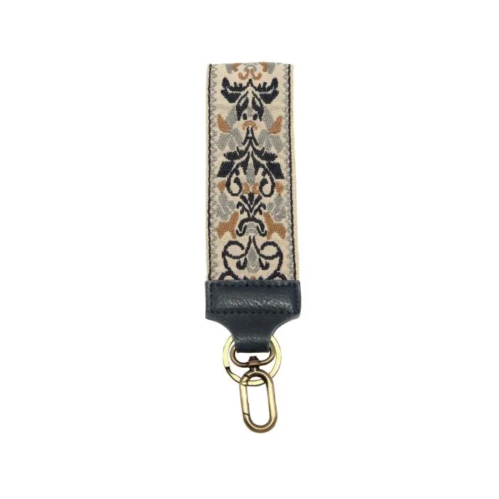 Embroidered Wristlet Keychain
