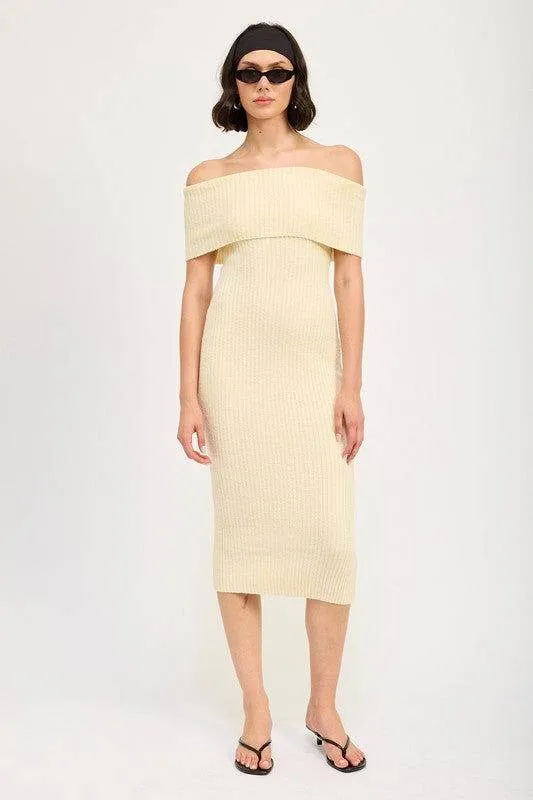 Emory Park Strapless Bodycon Midi Dress