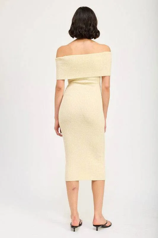 Emory Park Strapless Bodycon Midi Dress