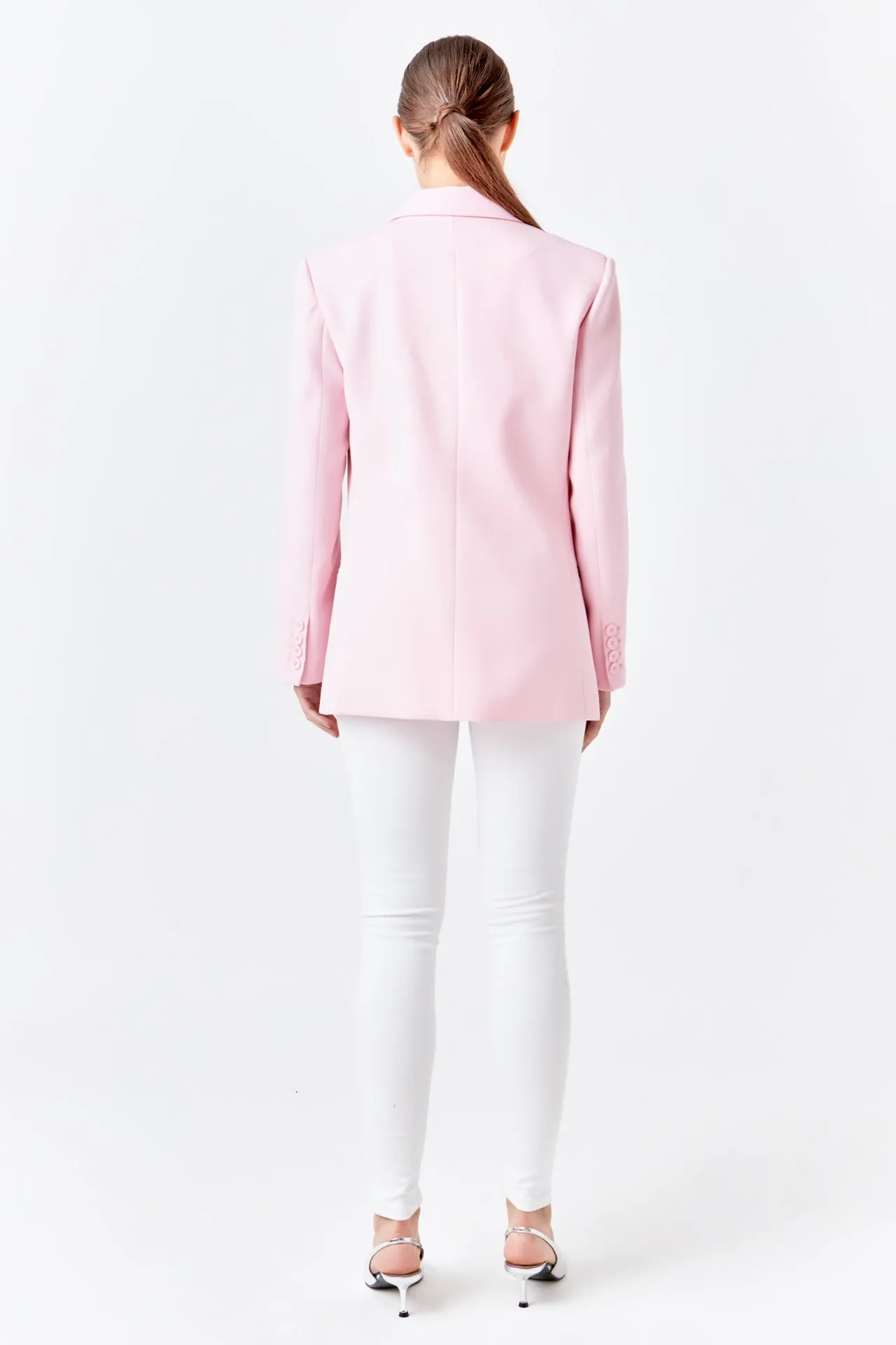 Endless Rose - Double Breast Basic Blazer