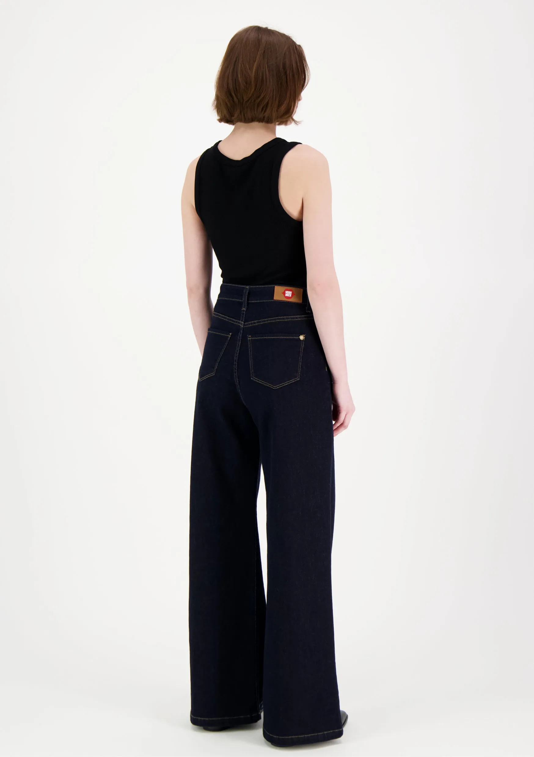 Eva Flared Jeans Dark Blue