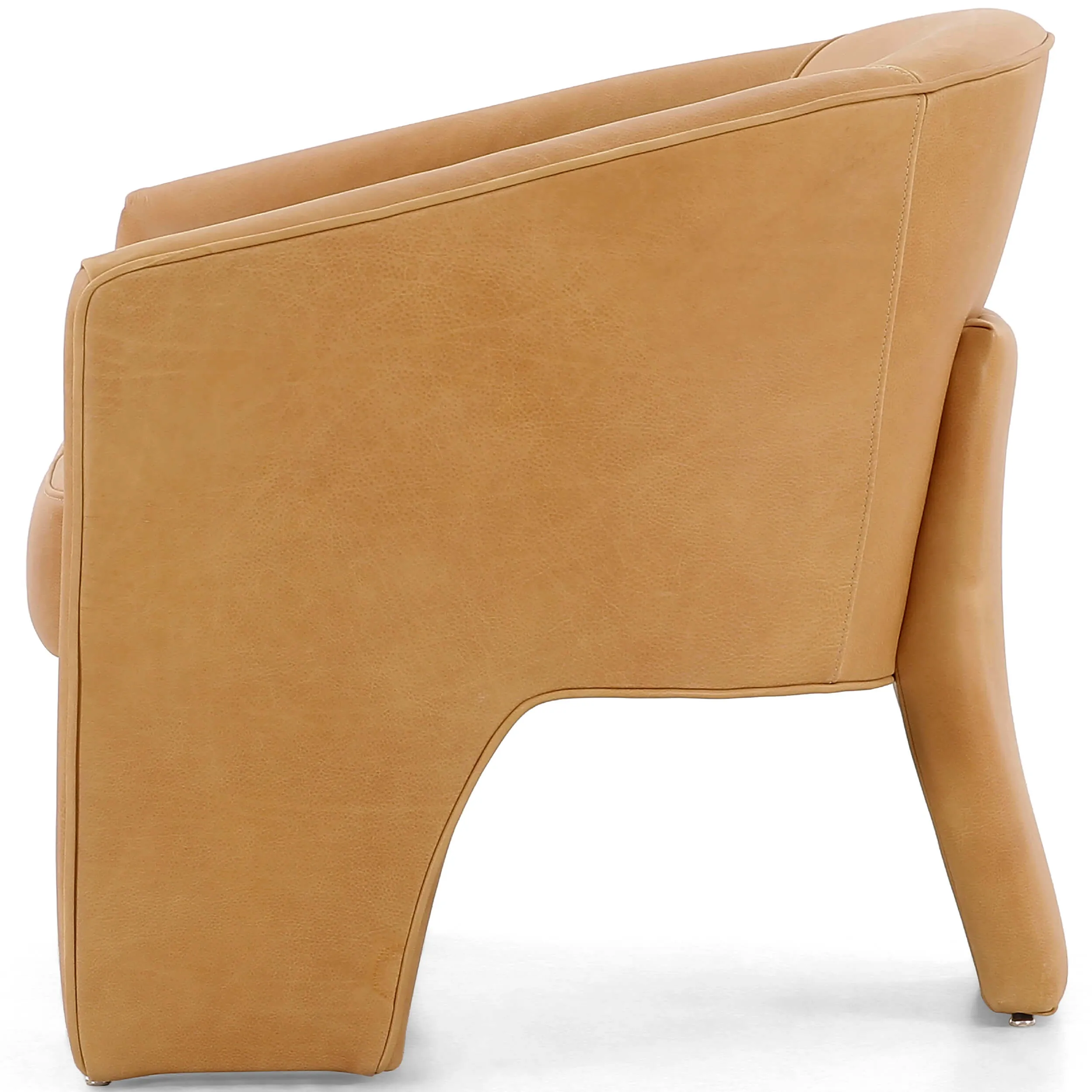 Fae Leather Chair, Palermo Butterscotch