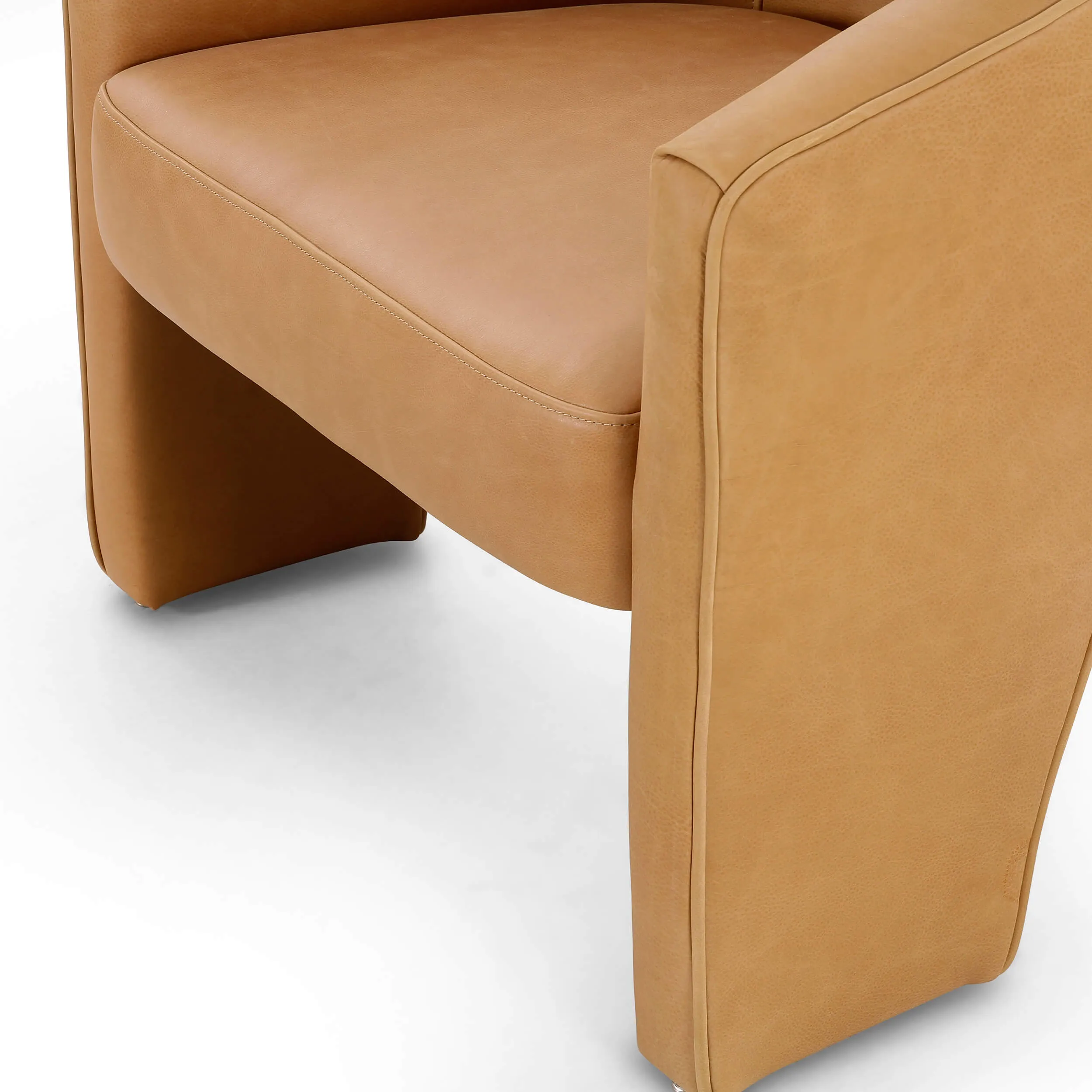 Fae Leather Chair, Palermo Butterscotch