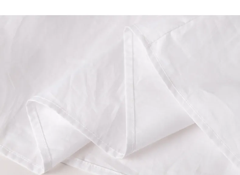 Fall Autumn vintage balloon sleeves cotton embellished white shirt - Sainew