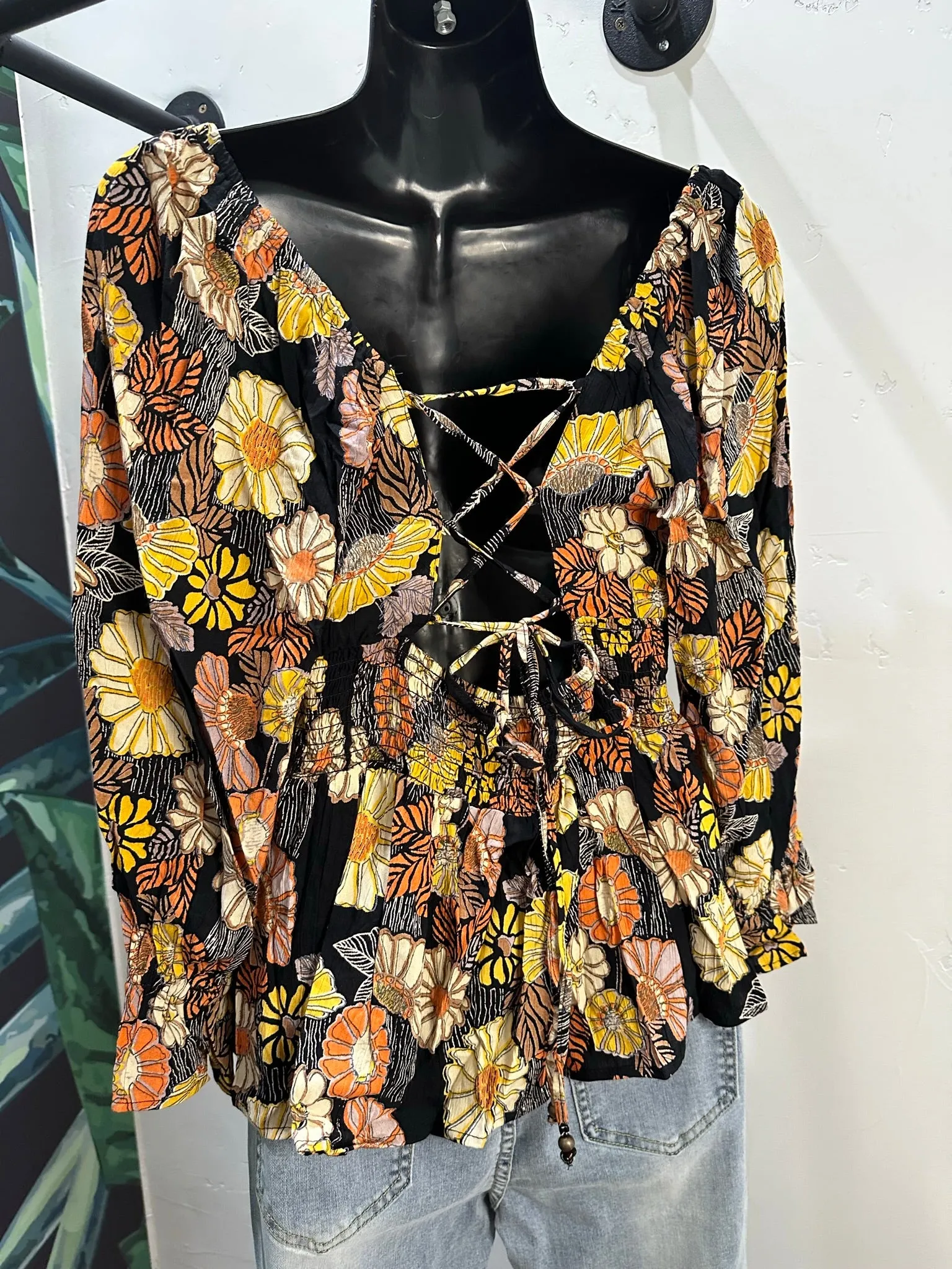 Fall daisy top