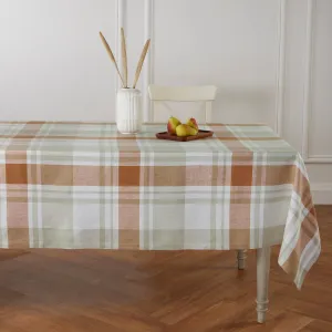 Fall Harvest Plaid Tablecloth