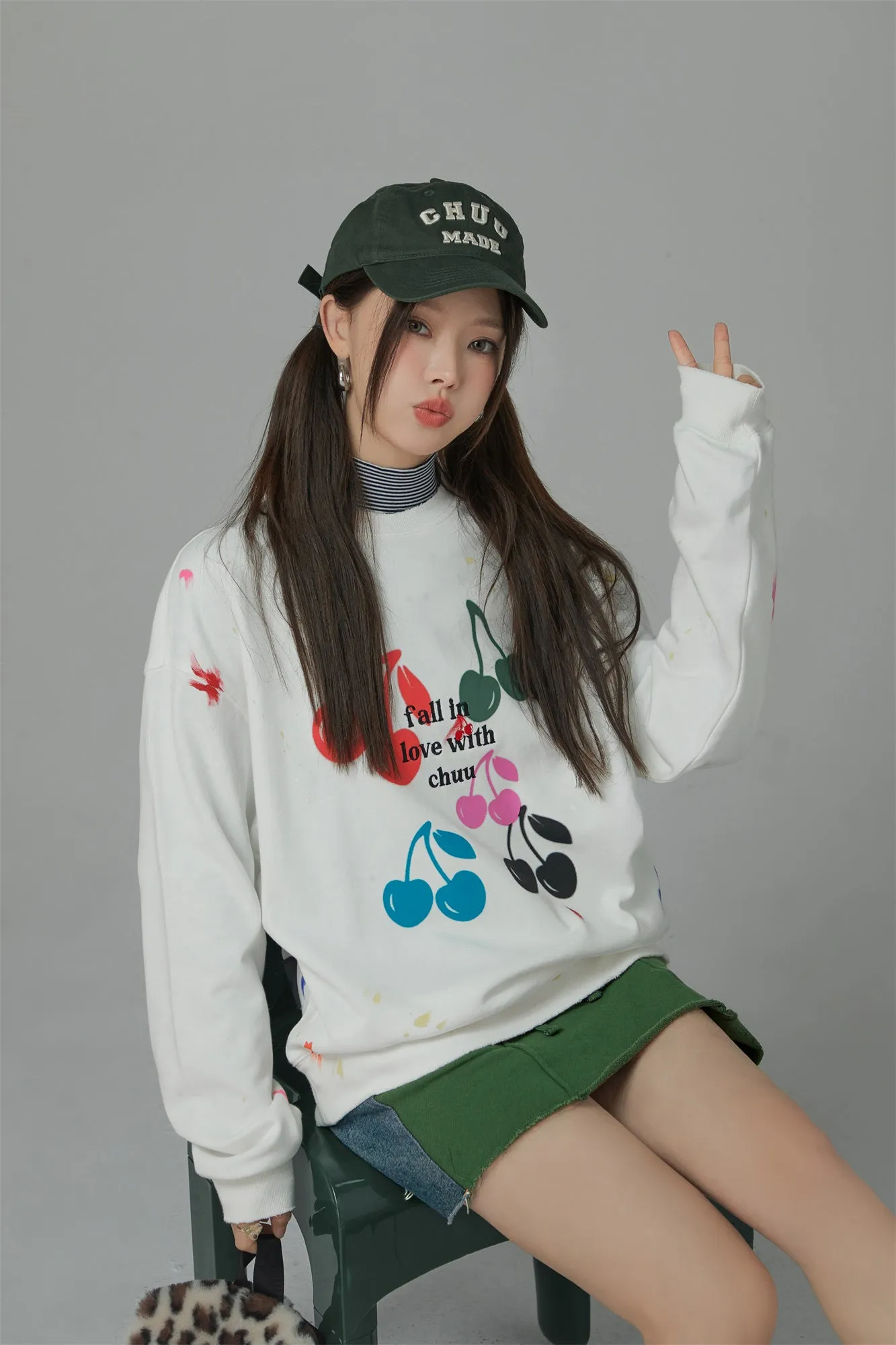 Fall In Love With Chuu Cherry Sweatshirt