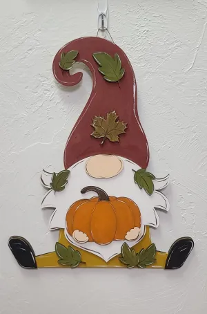 Fall Sitting Gnome