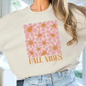 Fall Vibes Art Deco Wholesale Graphic Sweatshirt - Fast Shipping