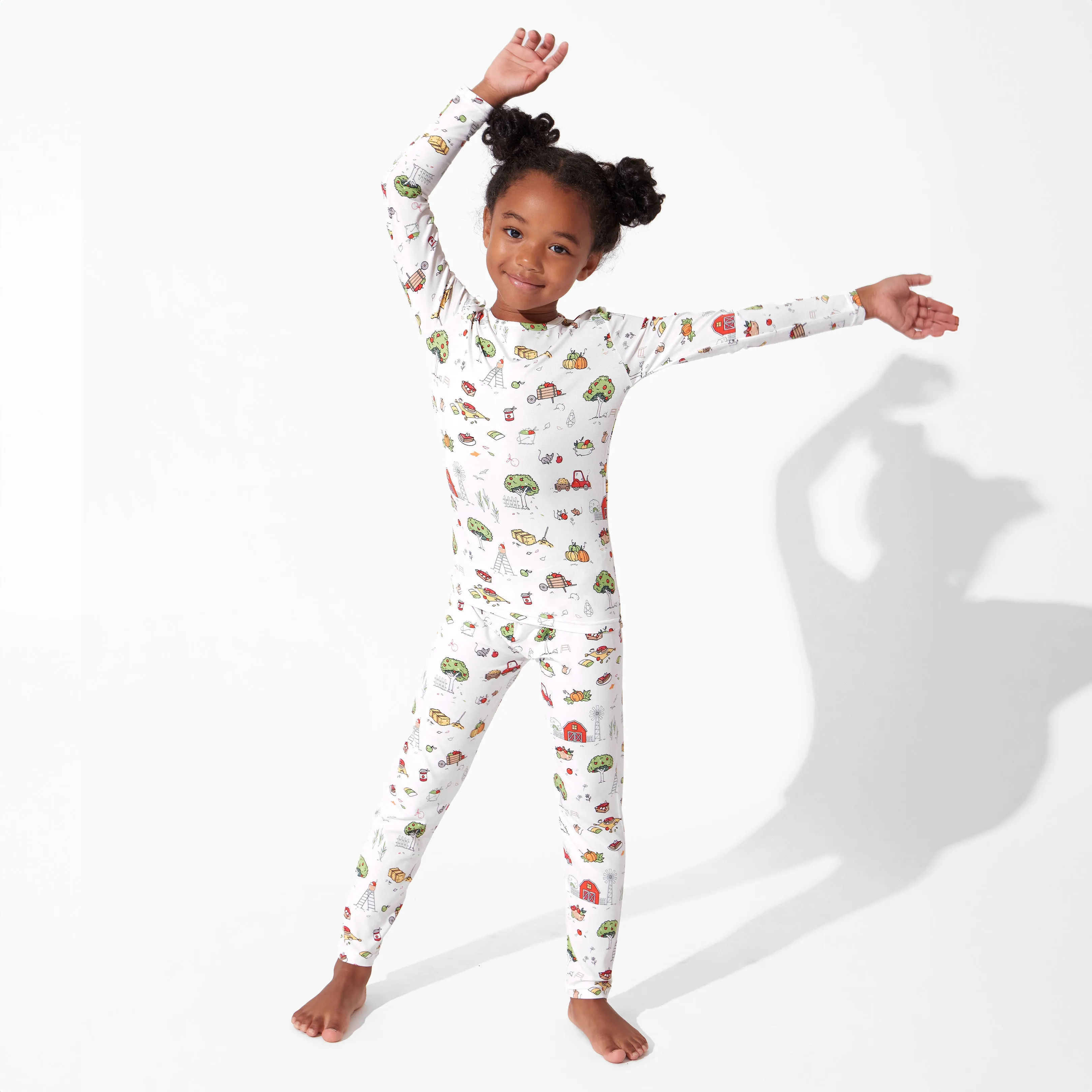 Fall Vibes Bamboo Kids Pajamas