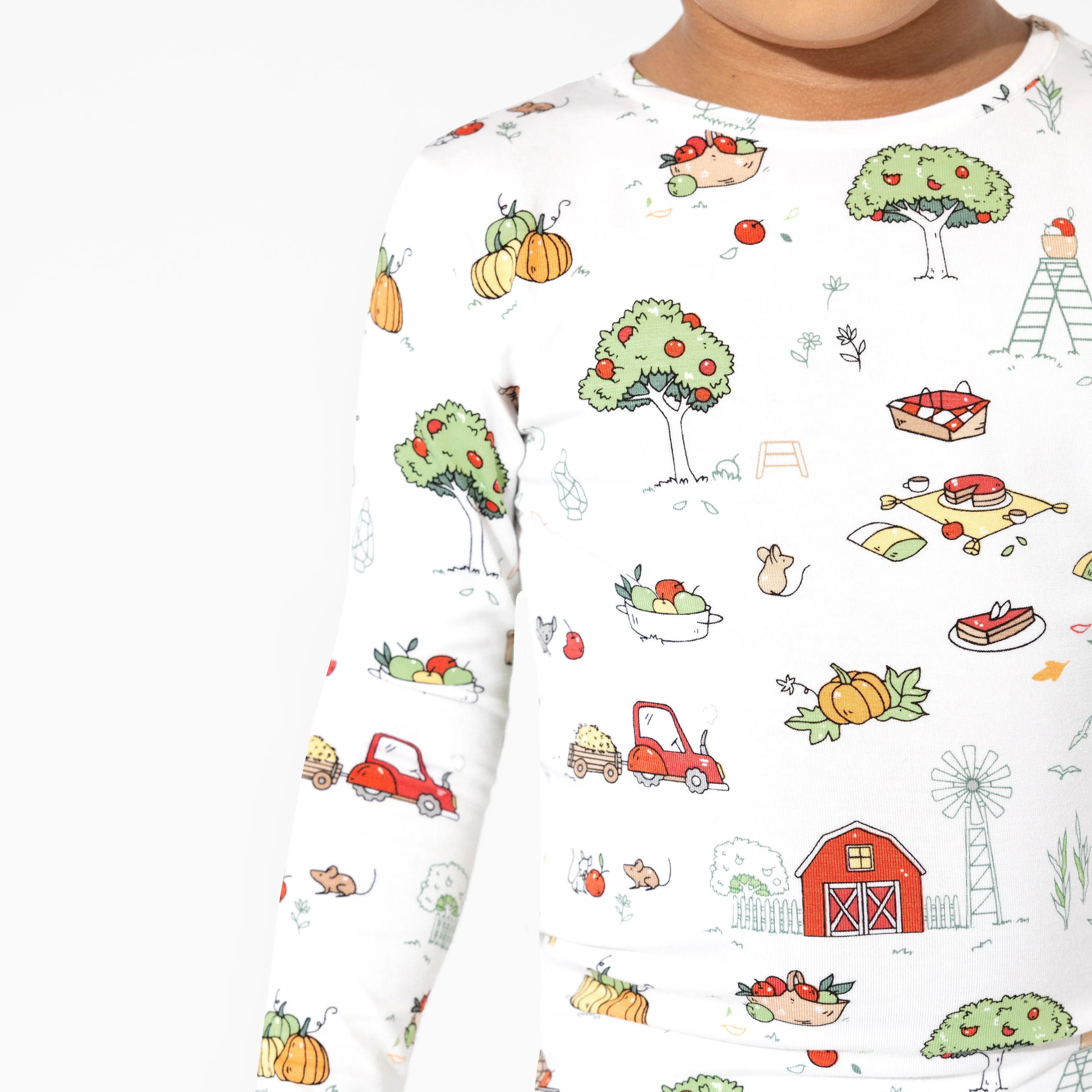 Fall Vibes Bamboo Kids Pajamas