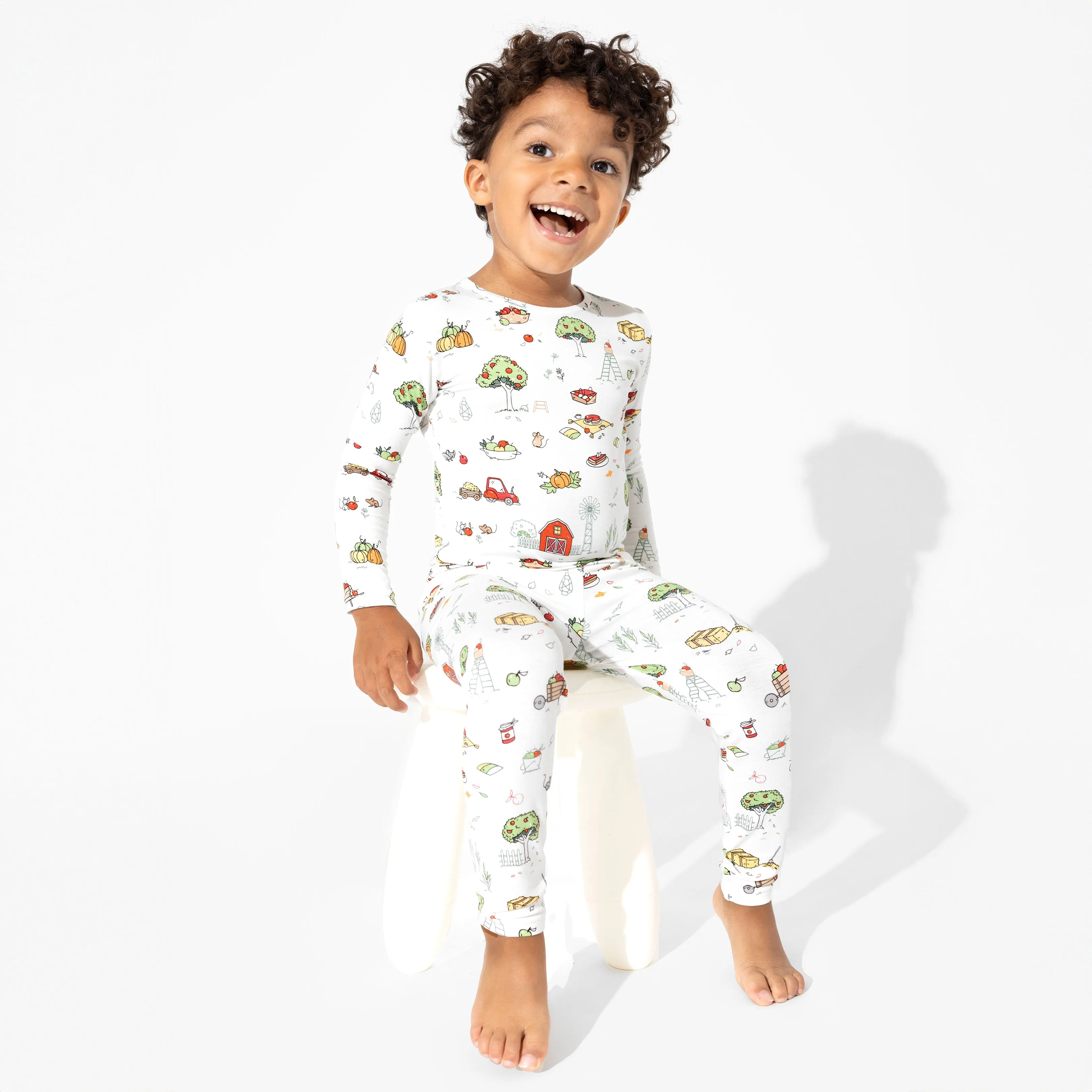 Fall Vibes Bamboo Kids Pajamas