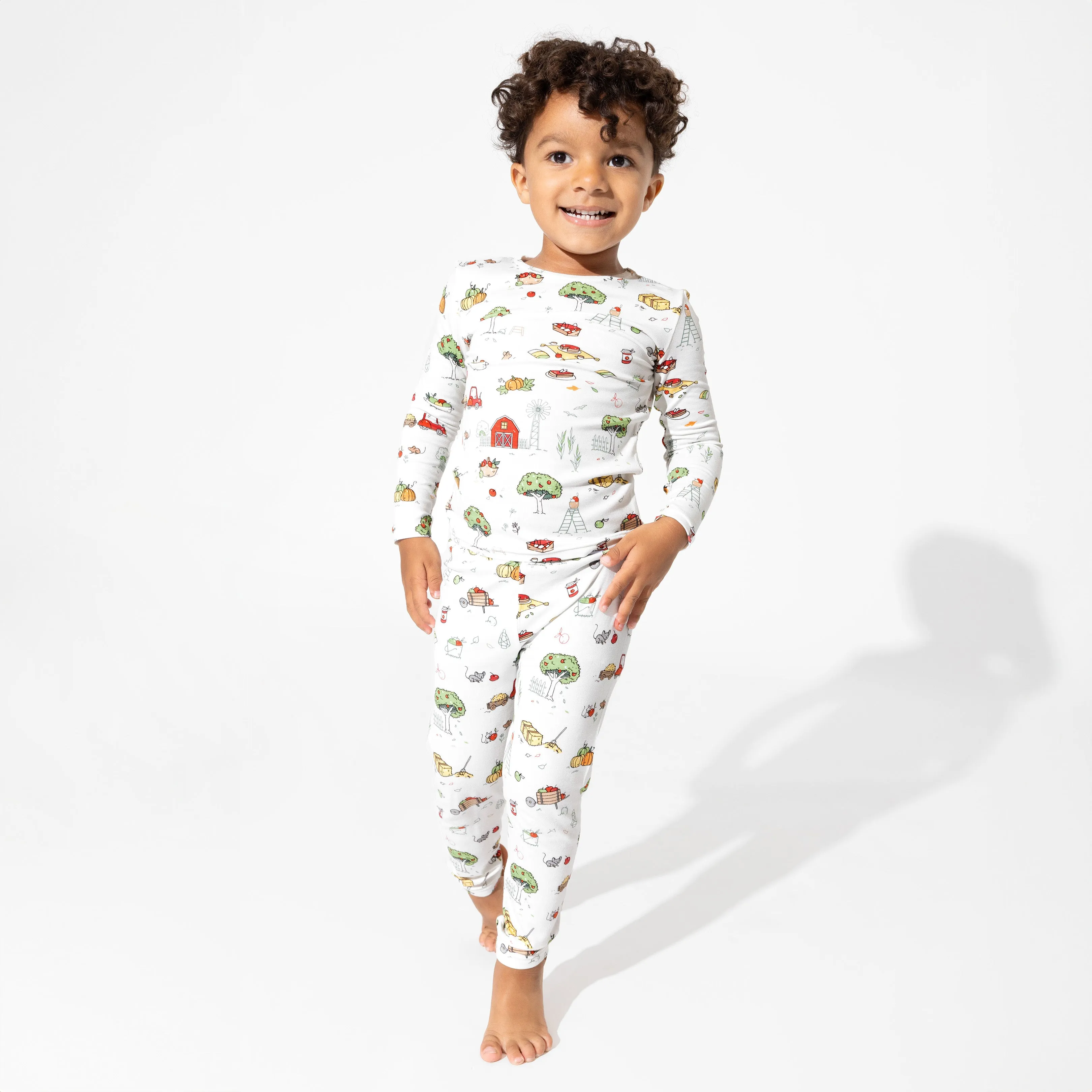 Fall Vibes Bamboo Kids Pajamas