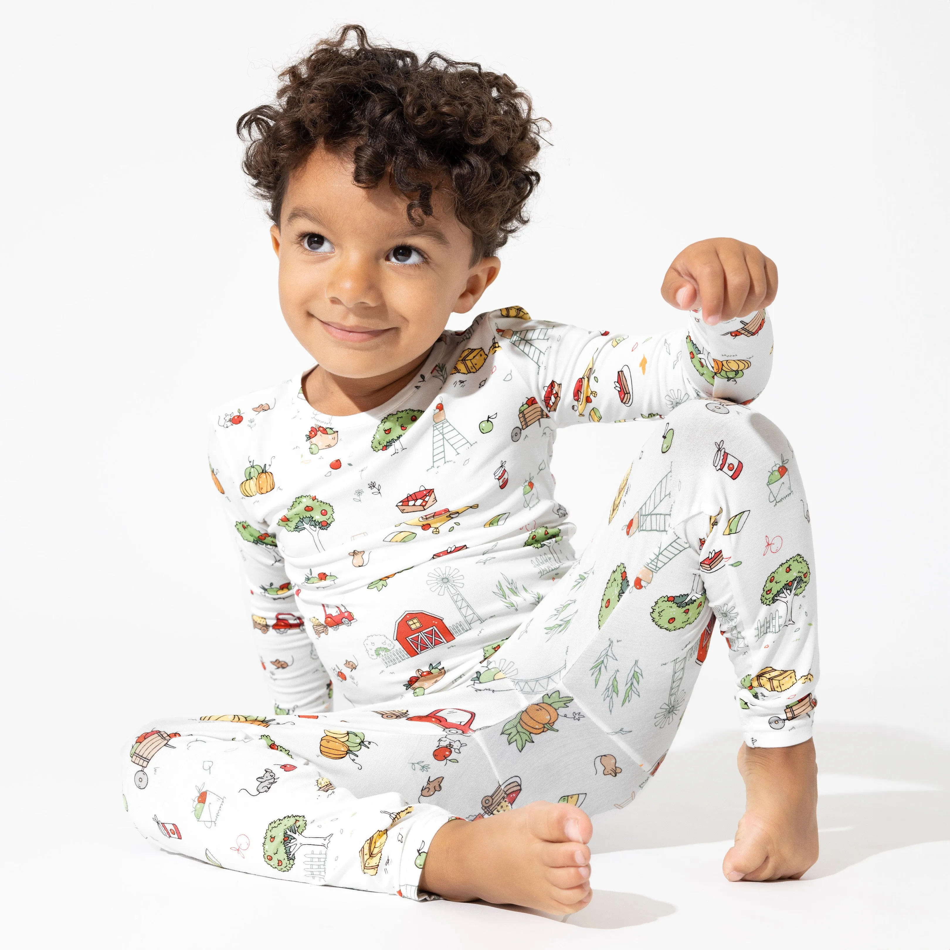 Fall Vibes Bamboo Kids Pajamas