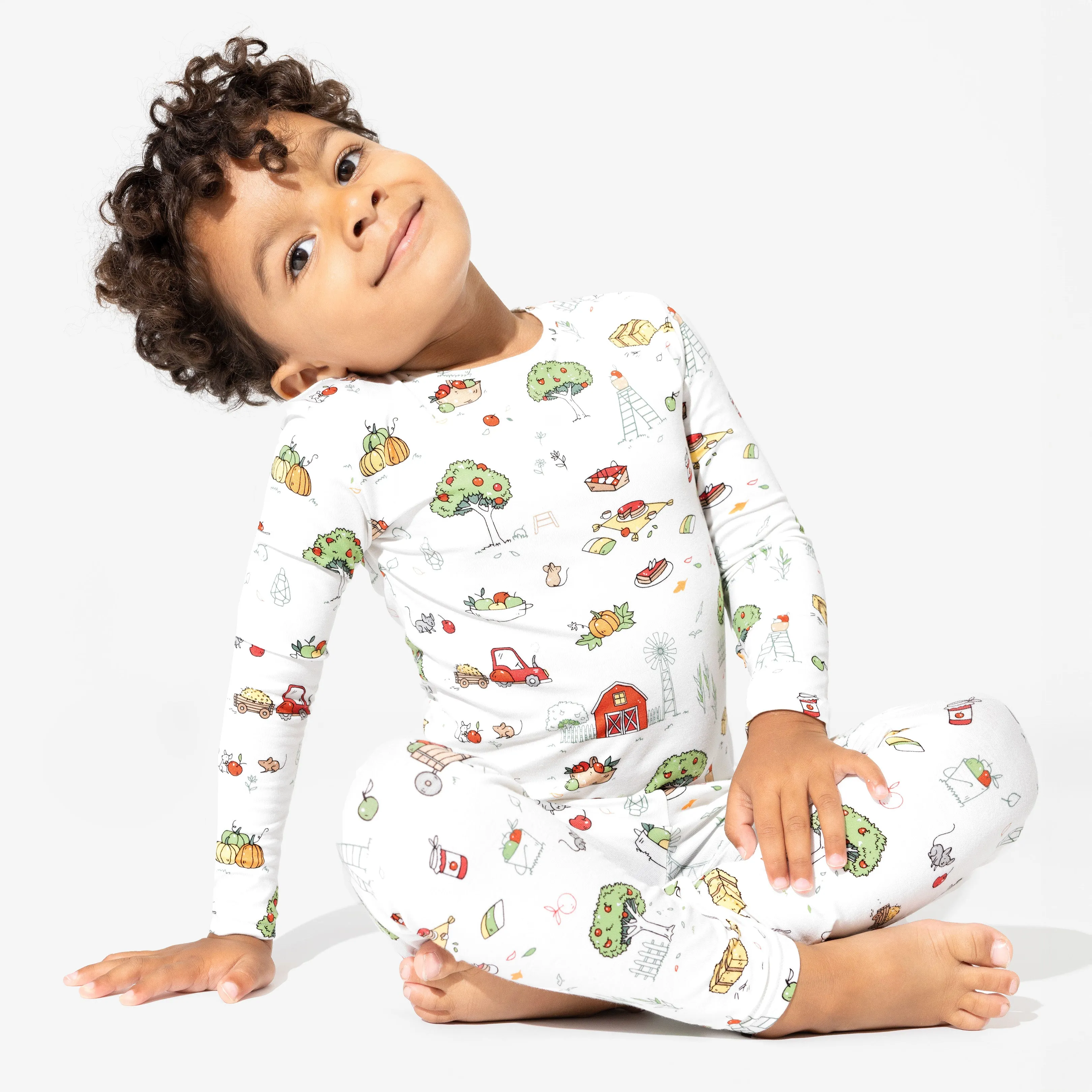 Fall Vibes Bamboo Kids Pajamas