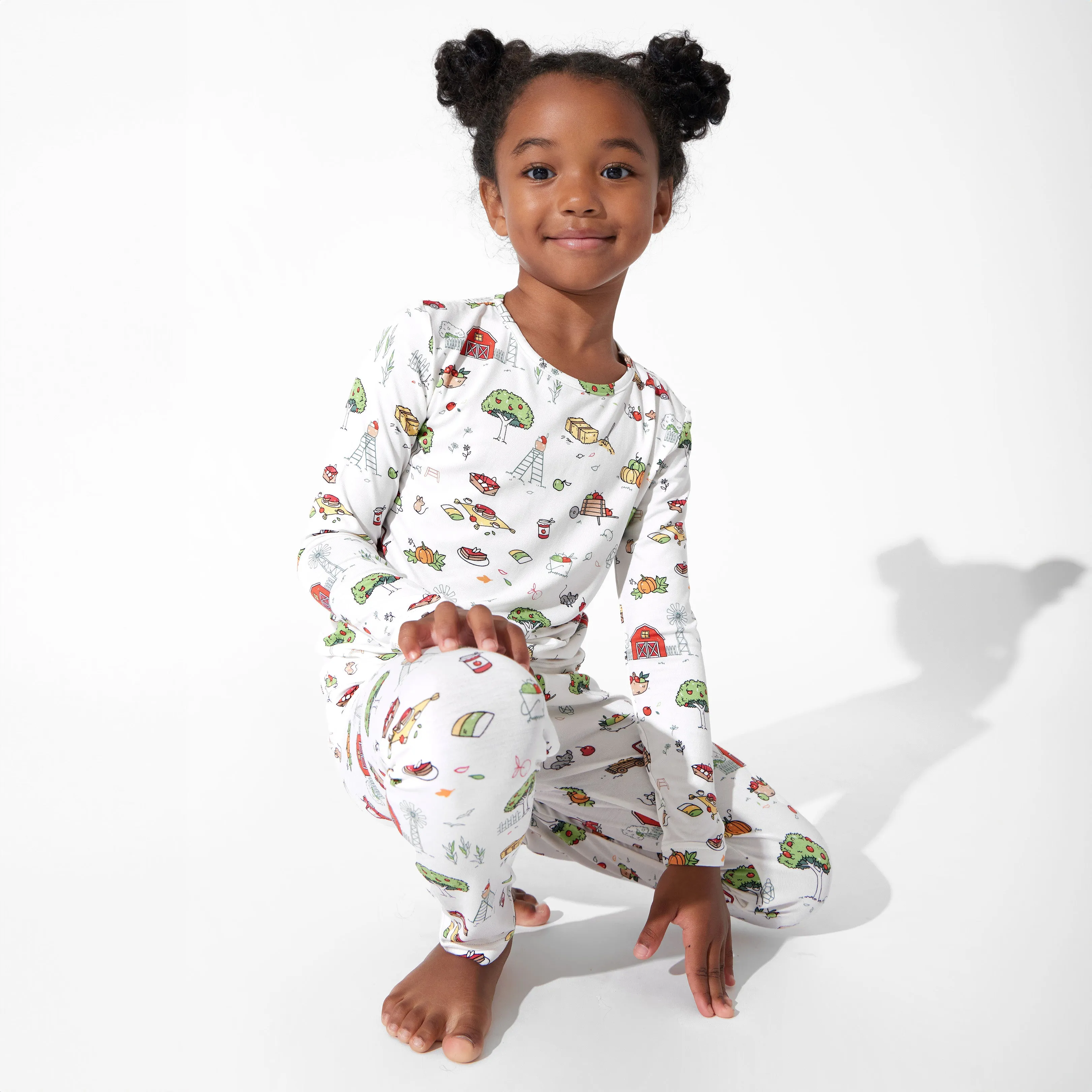 Fall Vibes Bamboo Kids Pajamas