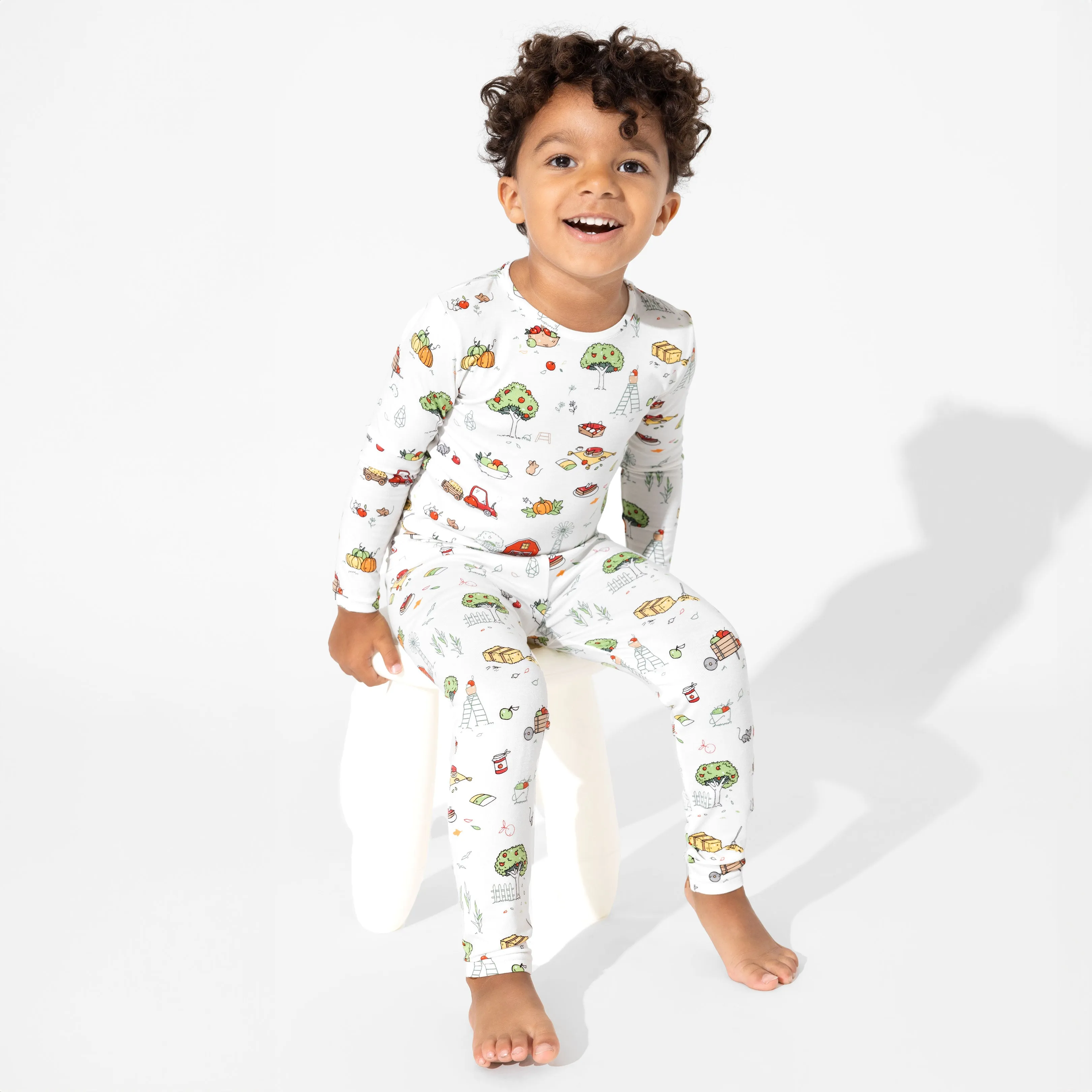 Fall Vibes Bamboo Kids Pajamas