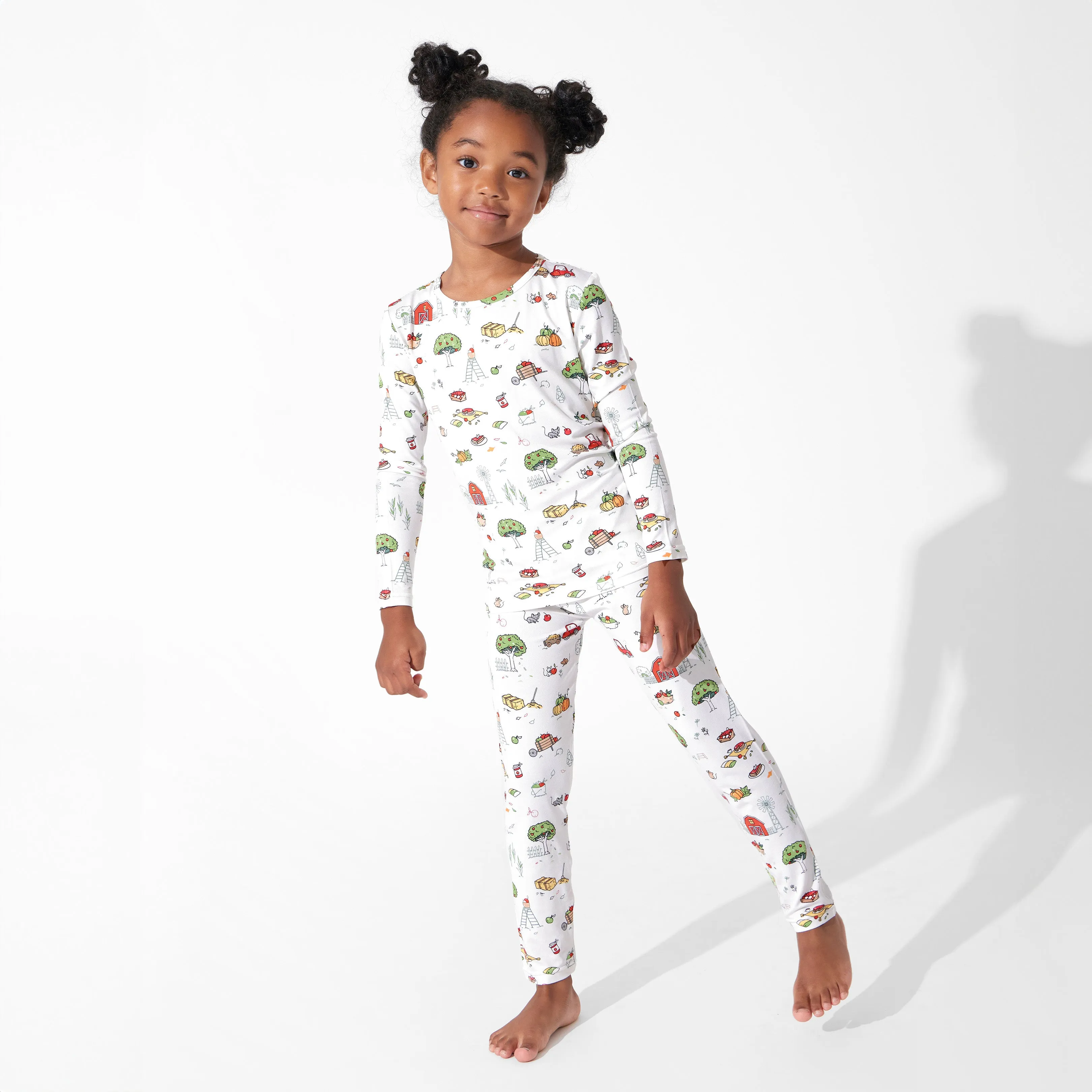 Fall Vibes Bamboo Kids Pajamas