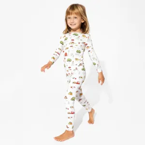 Fall Vibes Bamboo Kids Pajamas