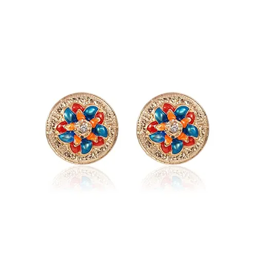 Fashion Gold Flower Earrings
